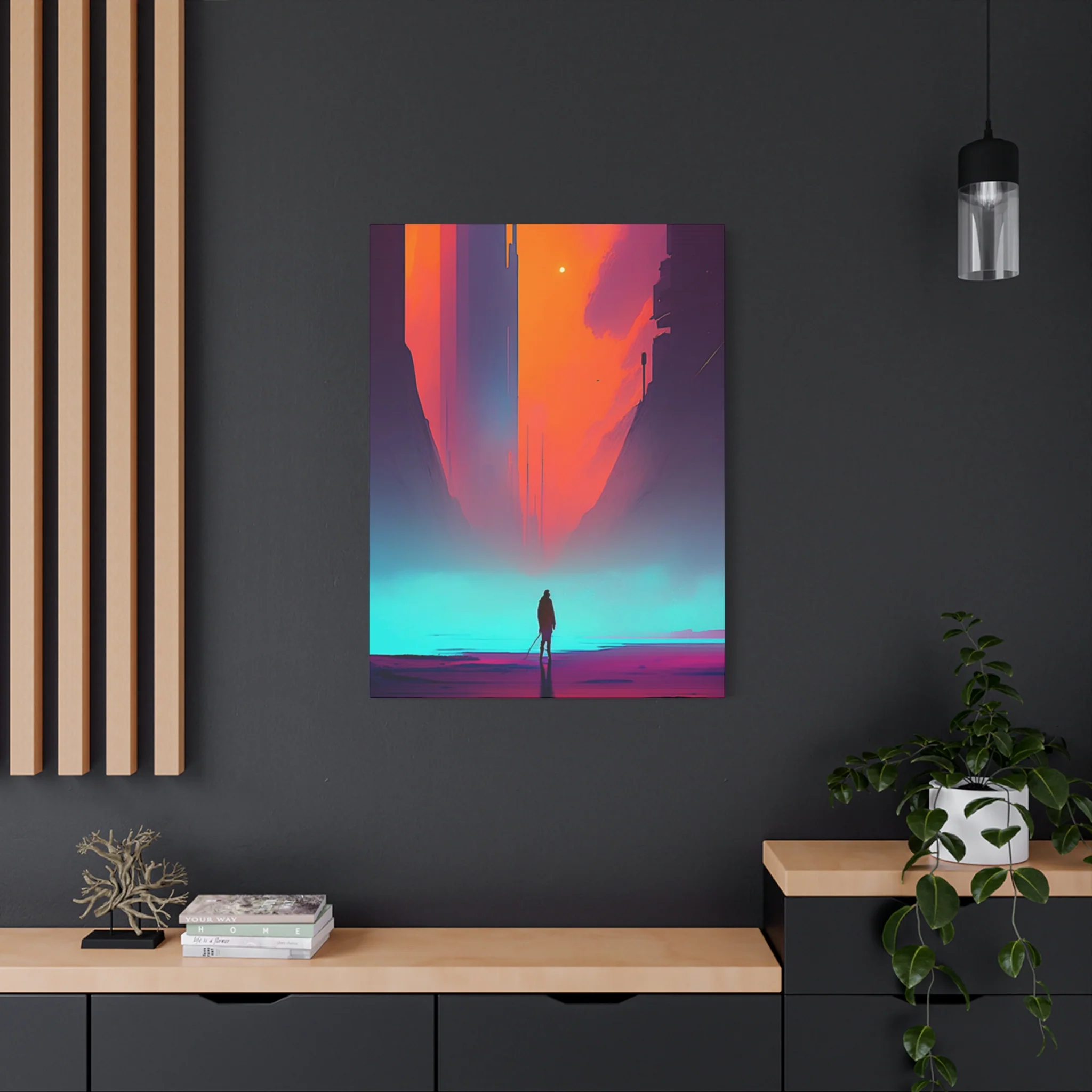 Abstract Alone Jesus Spiritual Christianity Wall Art & Canvas Prints - Image 13