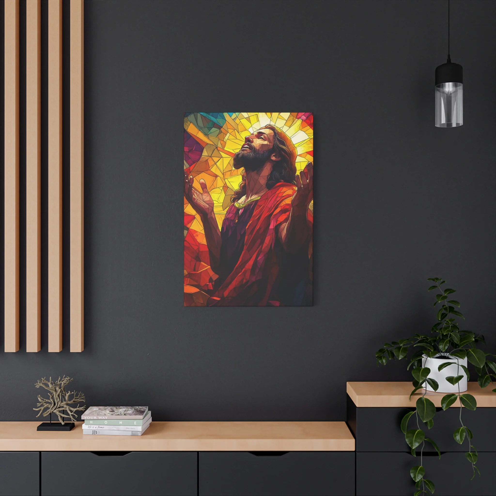 Abstract Jesus Spiritual Christianity Wall Art & Canvas Prints - Image 10