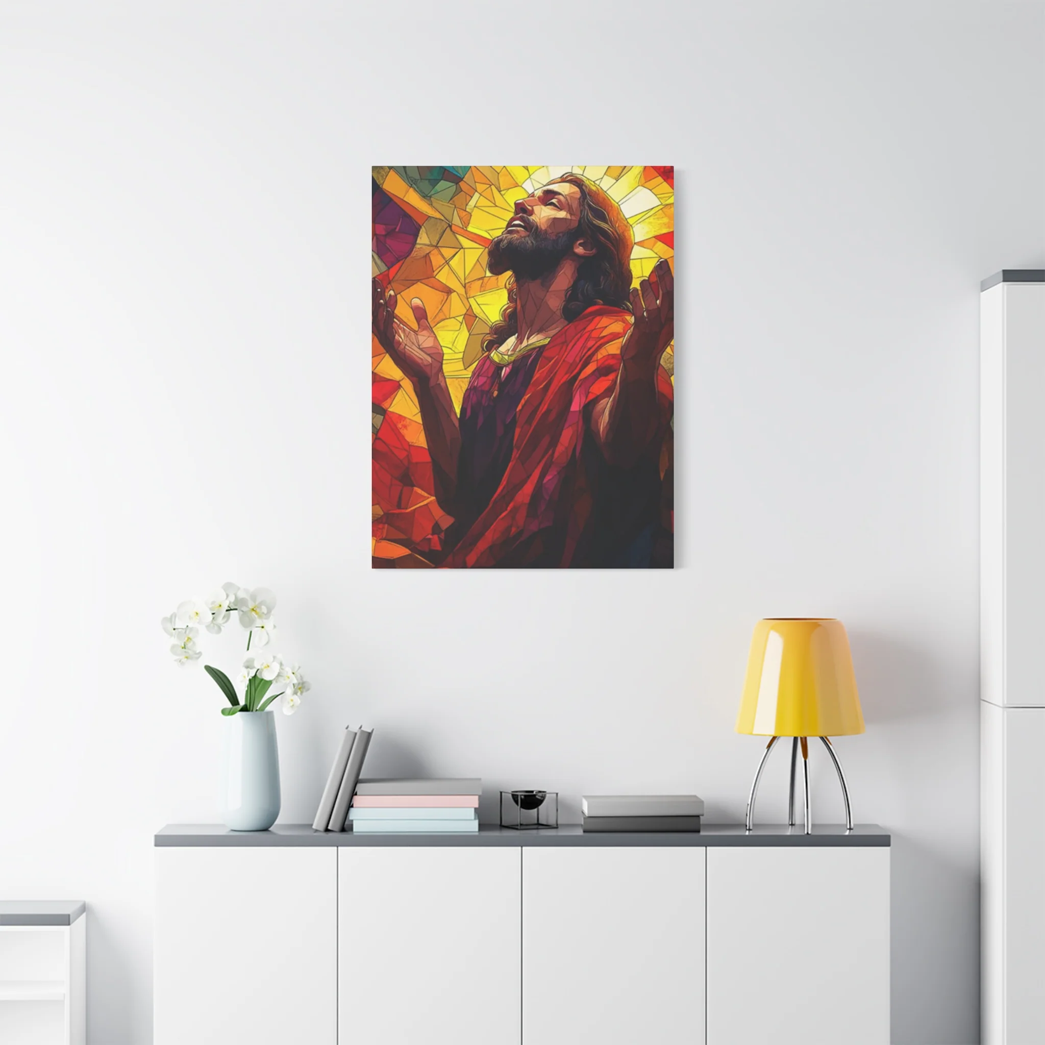 Abstract Jesus Spiritual Christianity Wall Art & Canvas Prints - Image 12