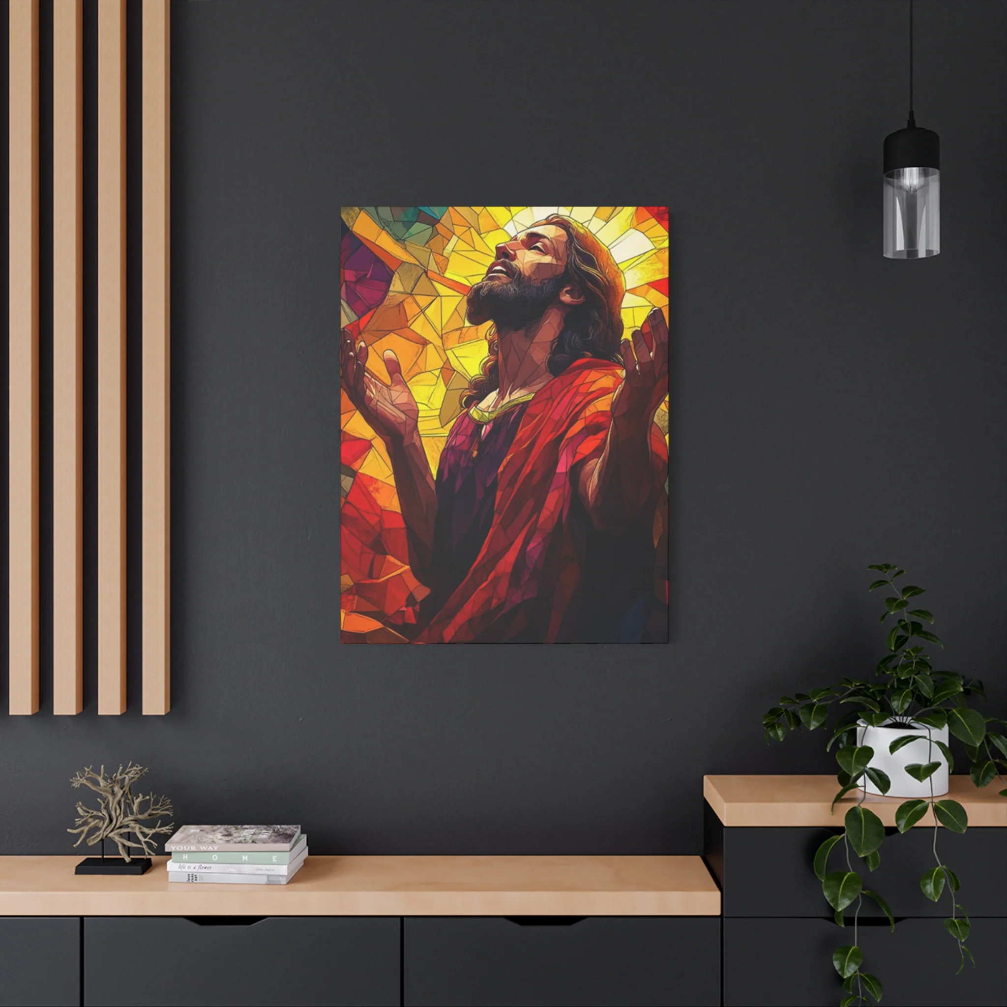Abstract Jesus Spiritual Christianity Wall Art & Canvas Prints - Image 13