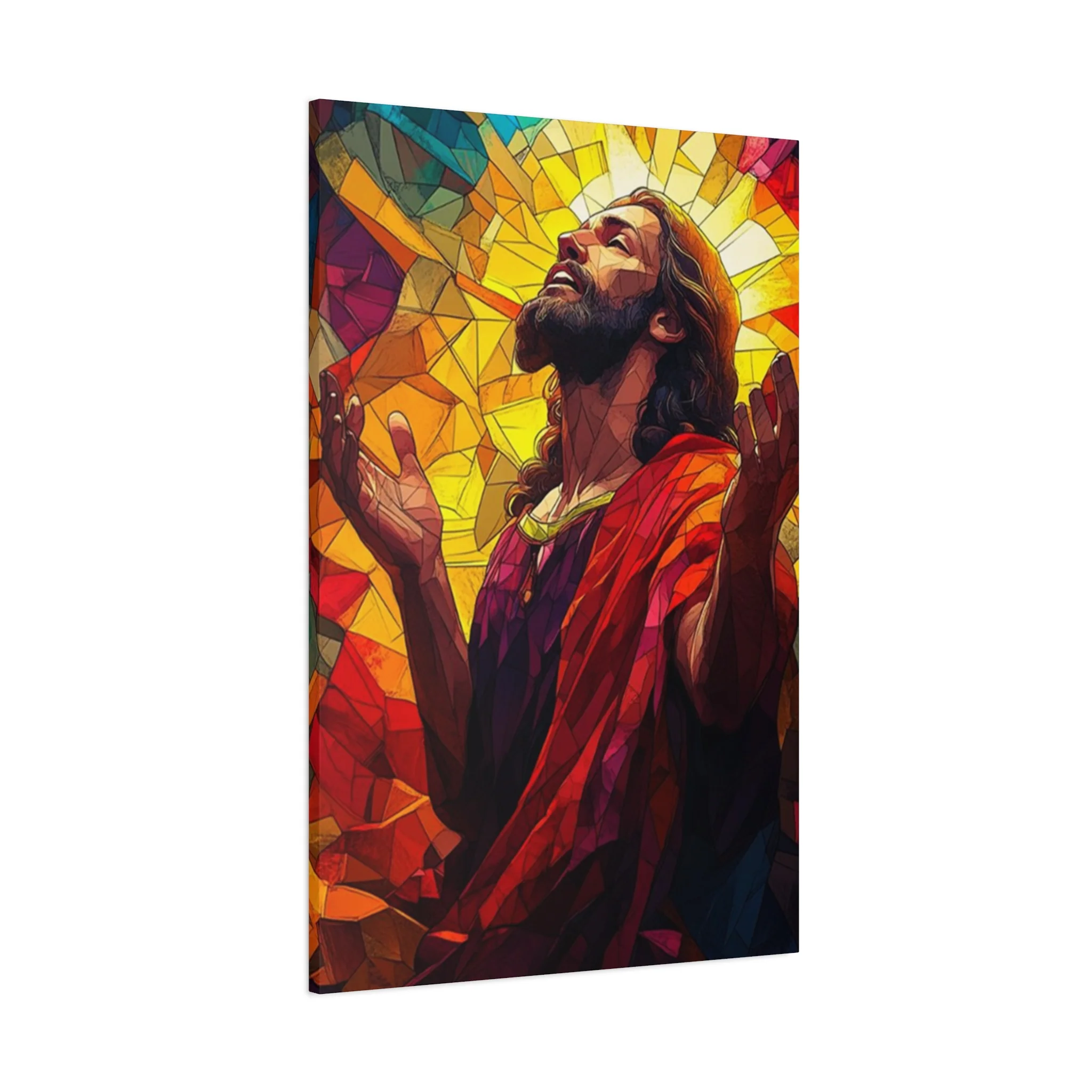 Abstract Jesus Spiritual Christianity Wall Art & Canvas Prints - Image 14