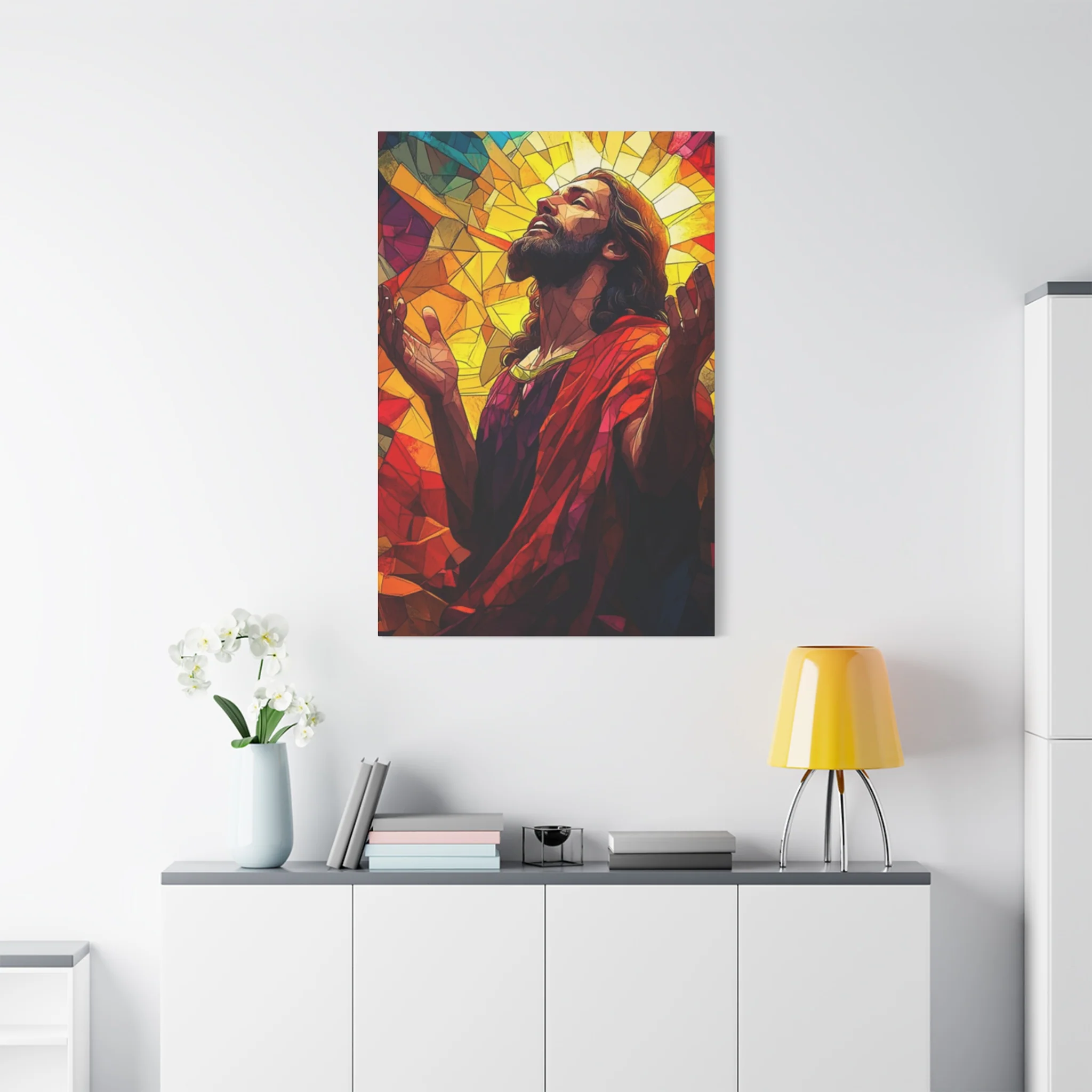 Abstract Jesus Spiritual Christianity Wall Art & Canvas Prints - Image 15