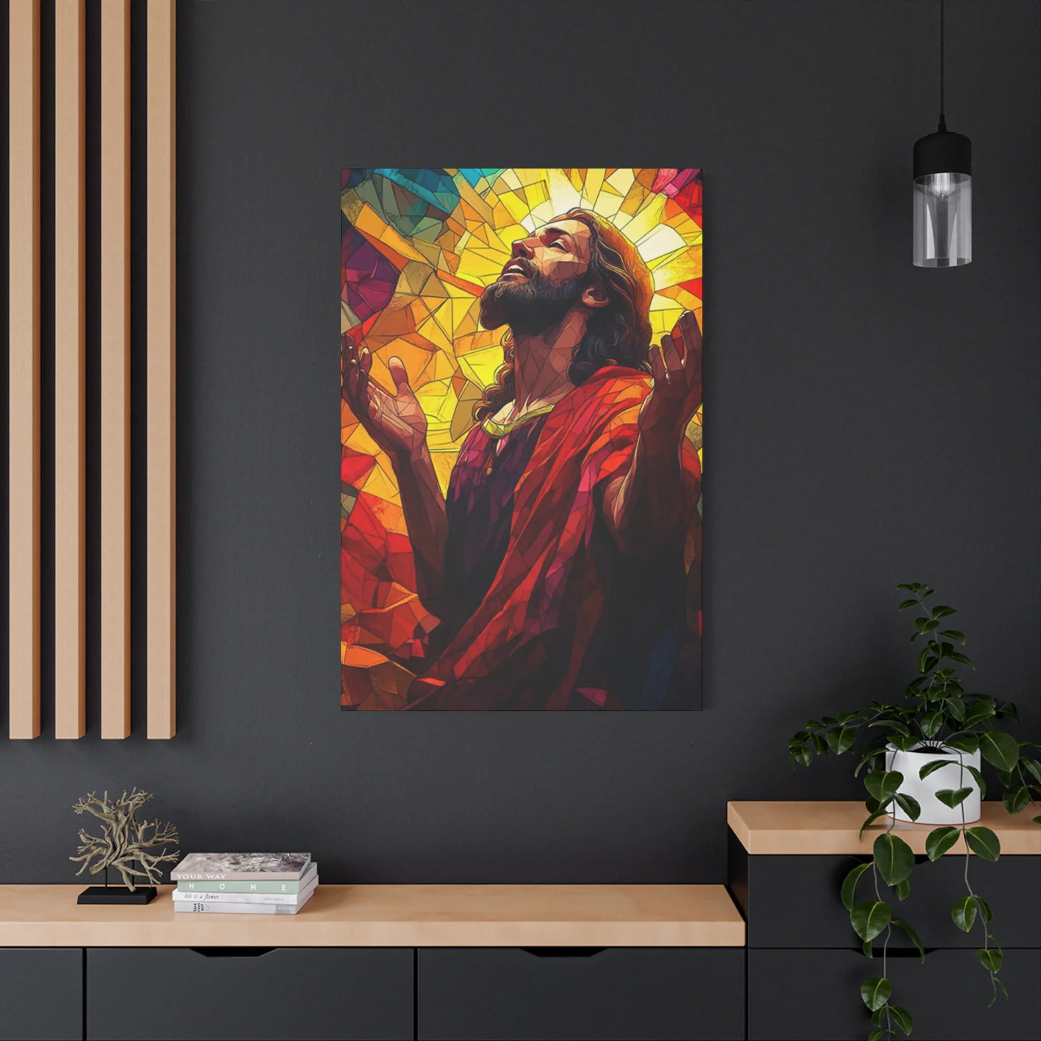 Abstract Jesus Spiritual Christianity Wall Art & Canvas Prints - Image 16