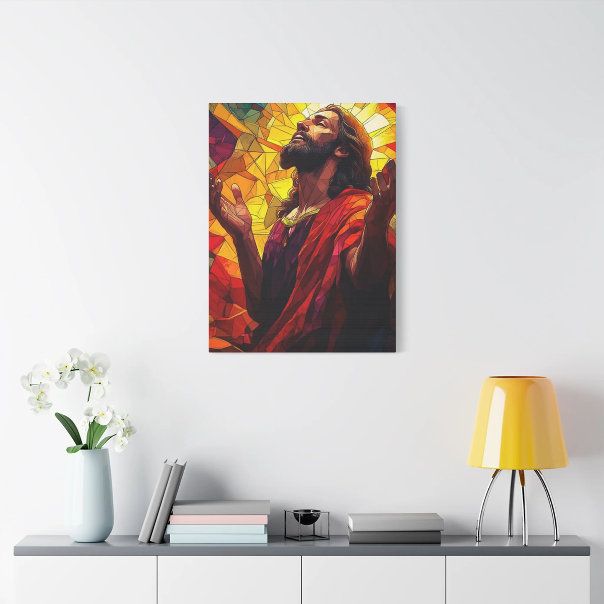 Abstract Jesus Spiritual Christianity Wall Art & Canvas Prints - Image 6