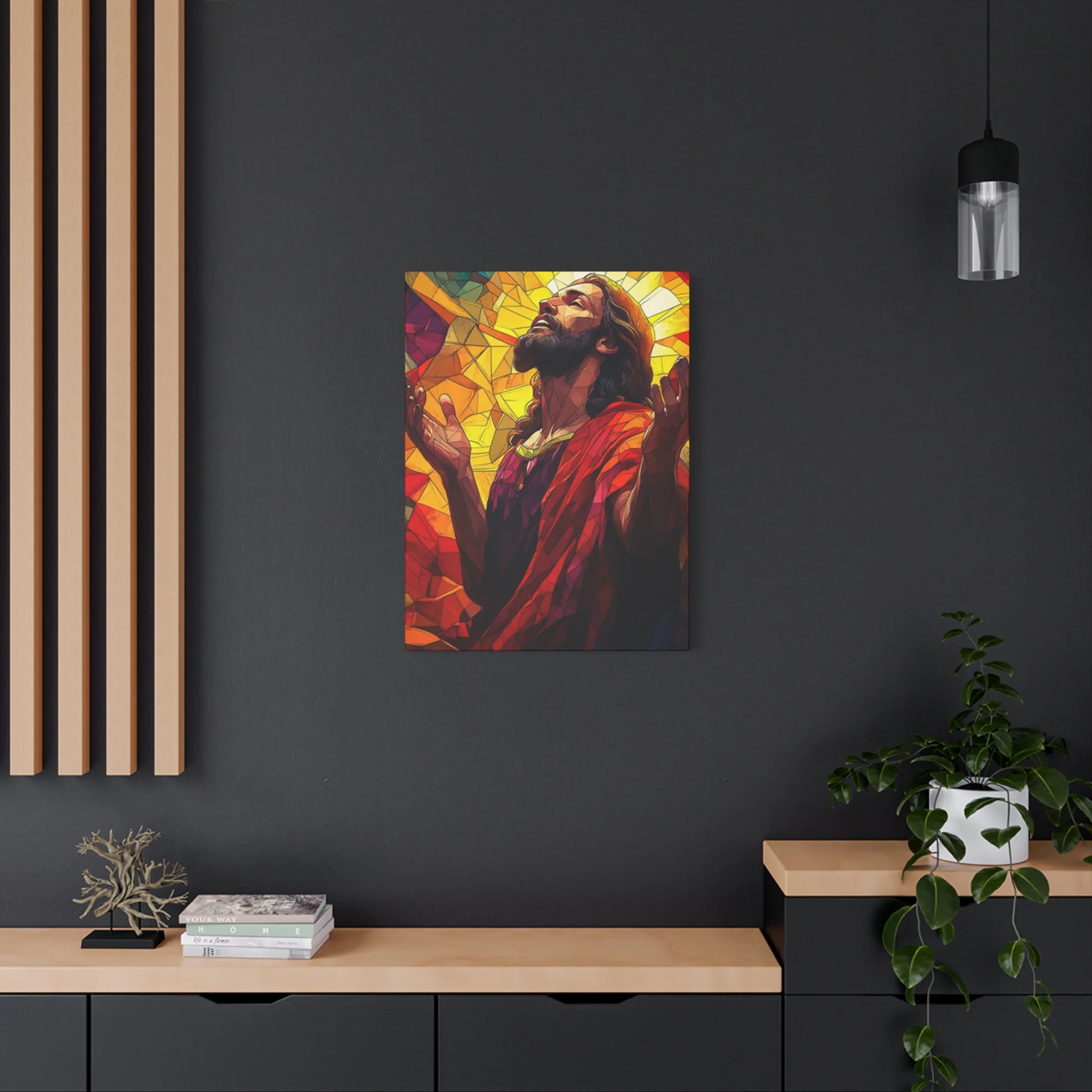 Abstract Jesus Spiritual Christianity Wall Art & Canvas Prints - Image 7