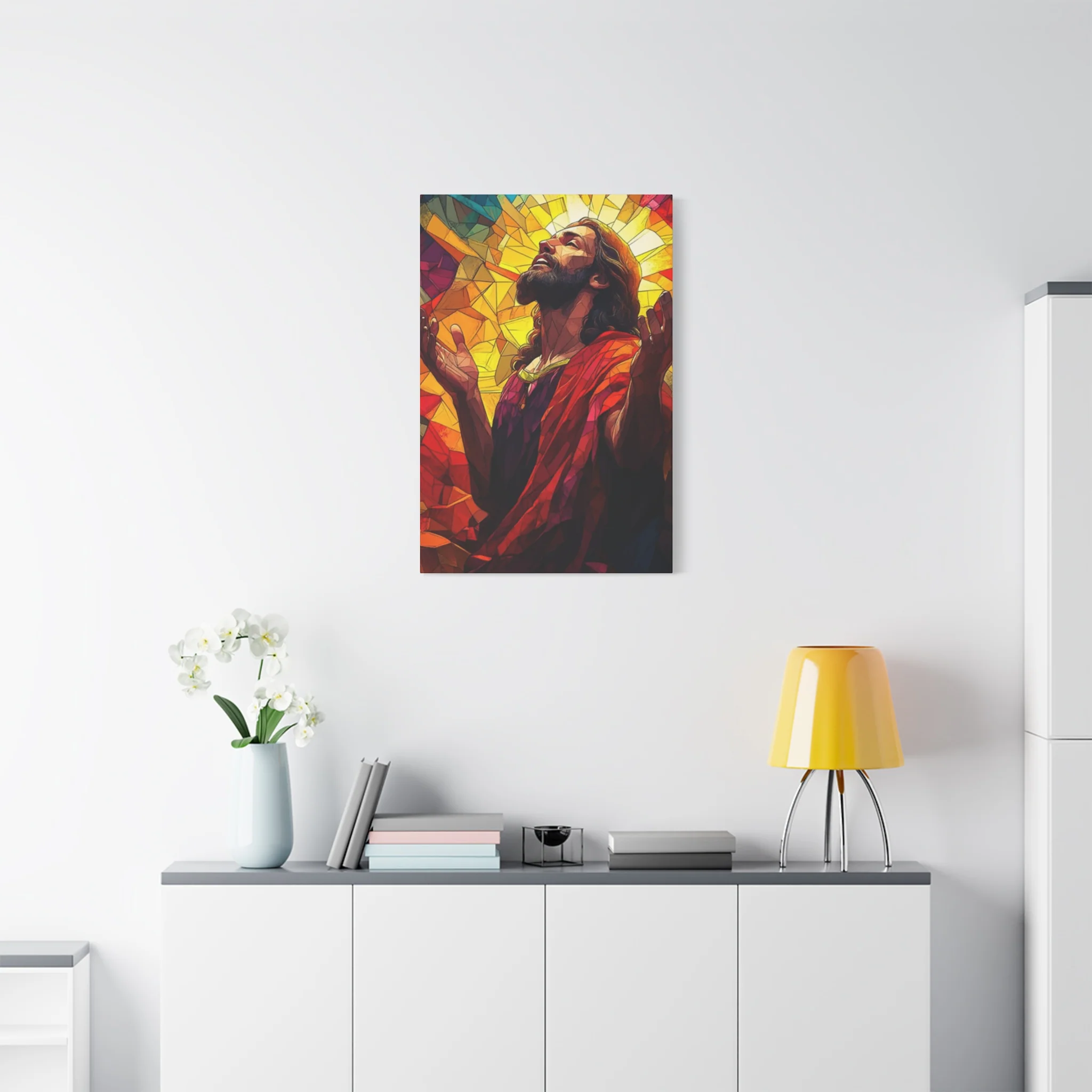 Abstract Jesus Spiritual Christianity Wall Art & Canvas Prints - Image 9