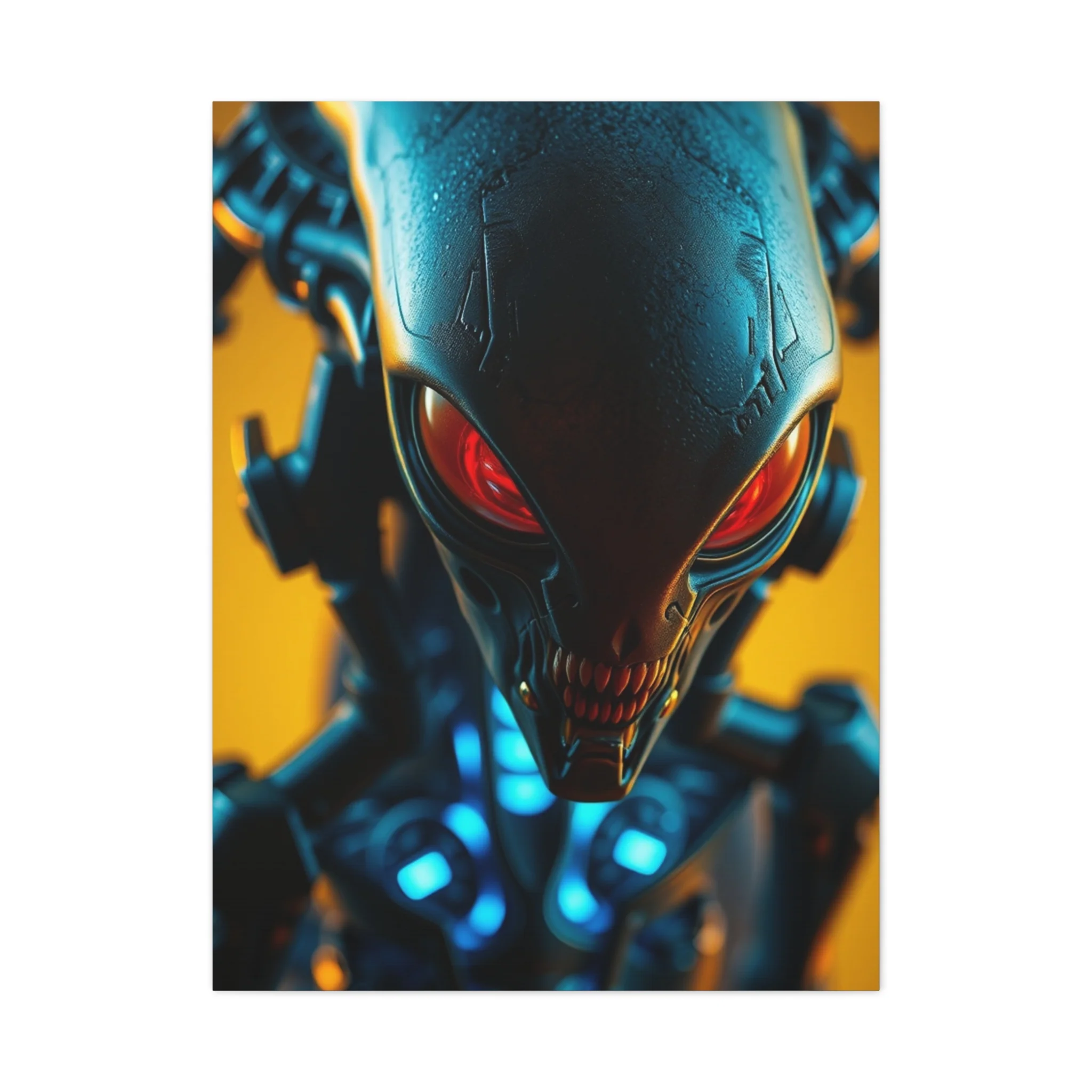 Alien Art Refined Canvas Wall Art & Canvas Print - Image 3