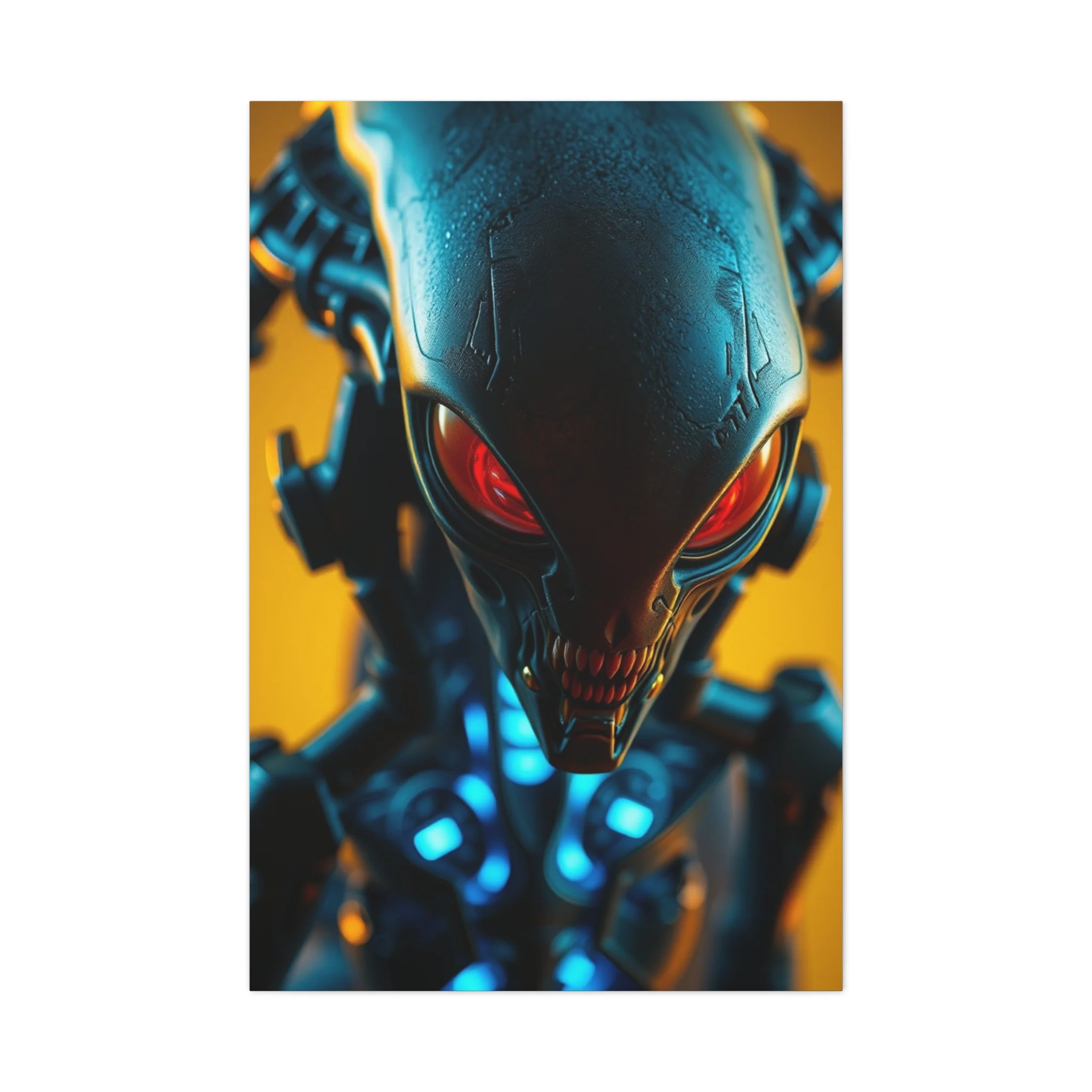 Alien Art Refined Canvas Wall Art & Canvas Print - Image 4