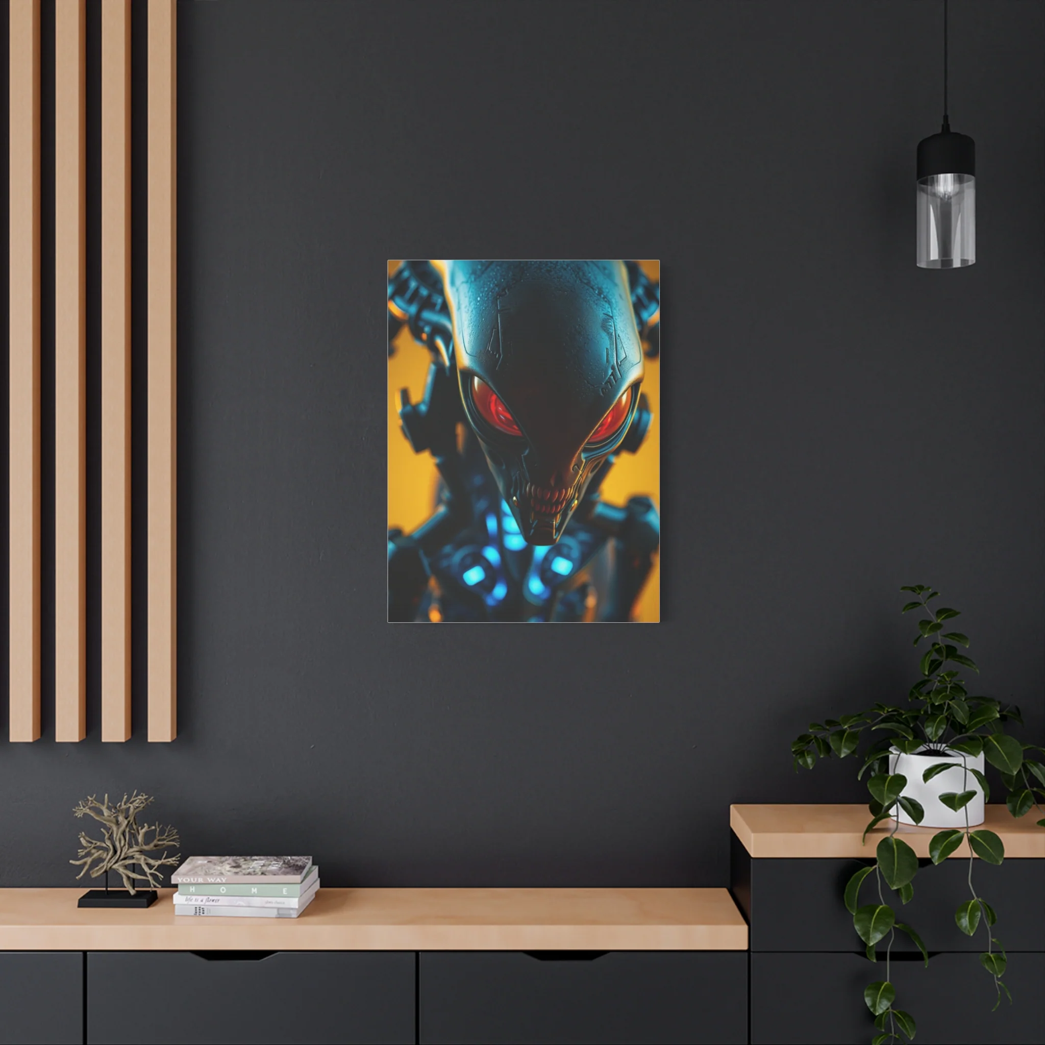 Alien Art Refined Canvas Wall Art & Canvas Print - Image 7