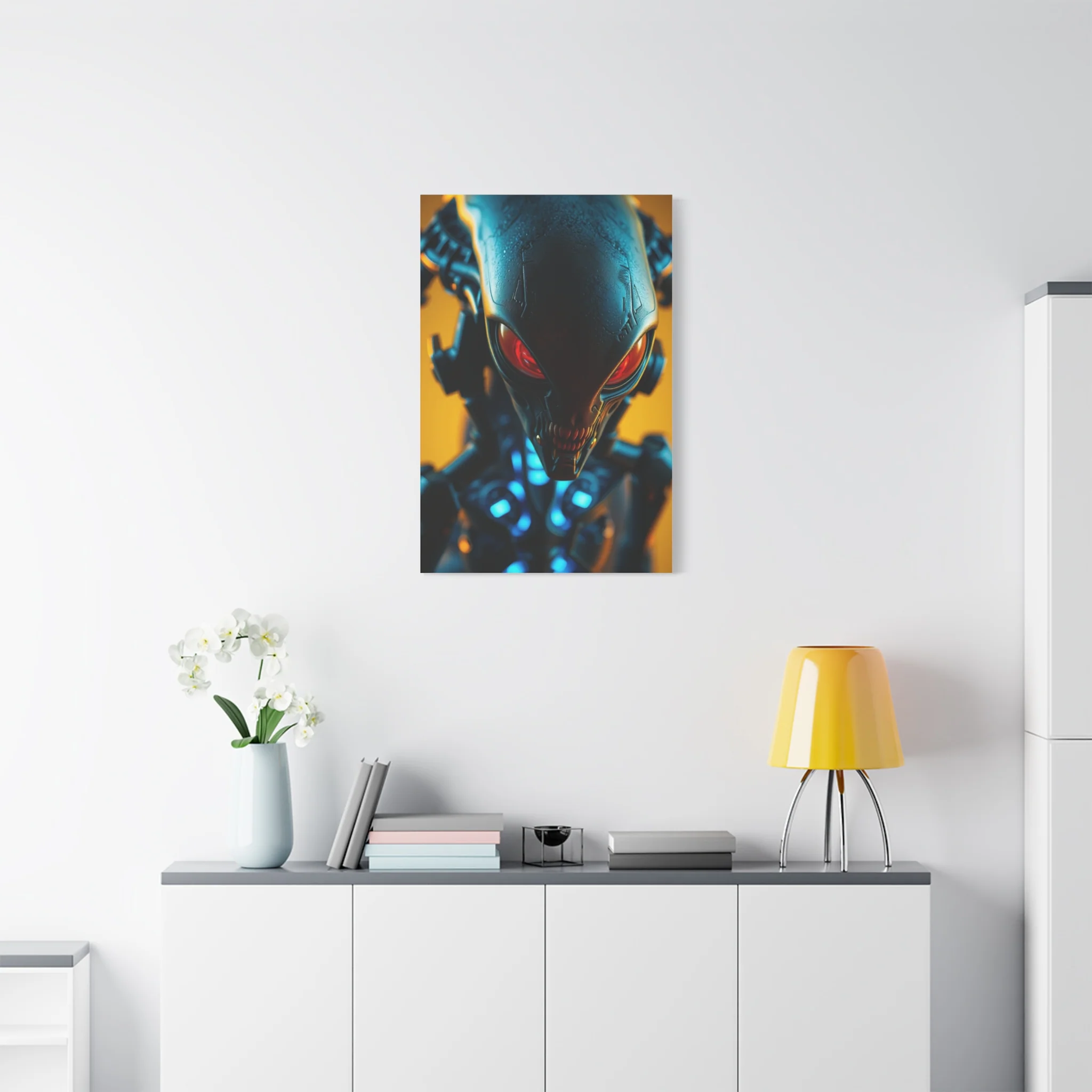 Alien Art Refined Canvas Wall Art & Canvas Print - Image 9