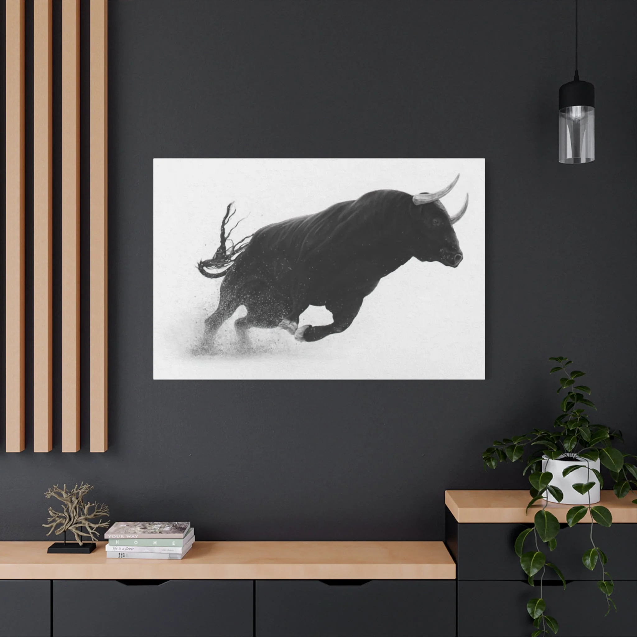 Black Bull Wall Art & Canvas Prints - Image 12