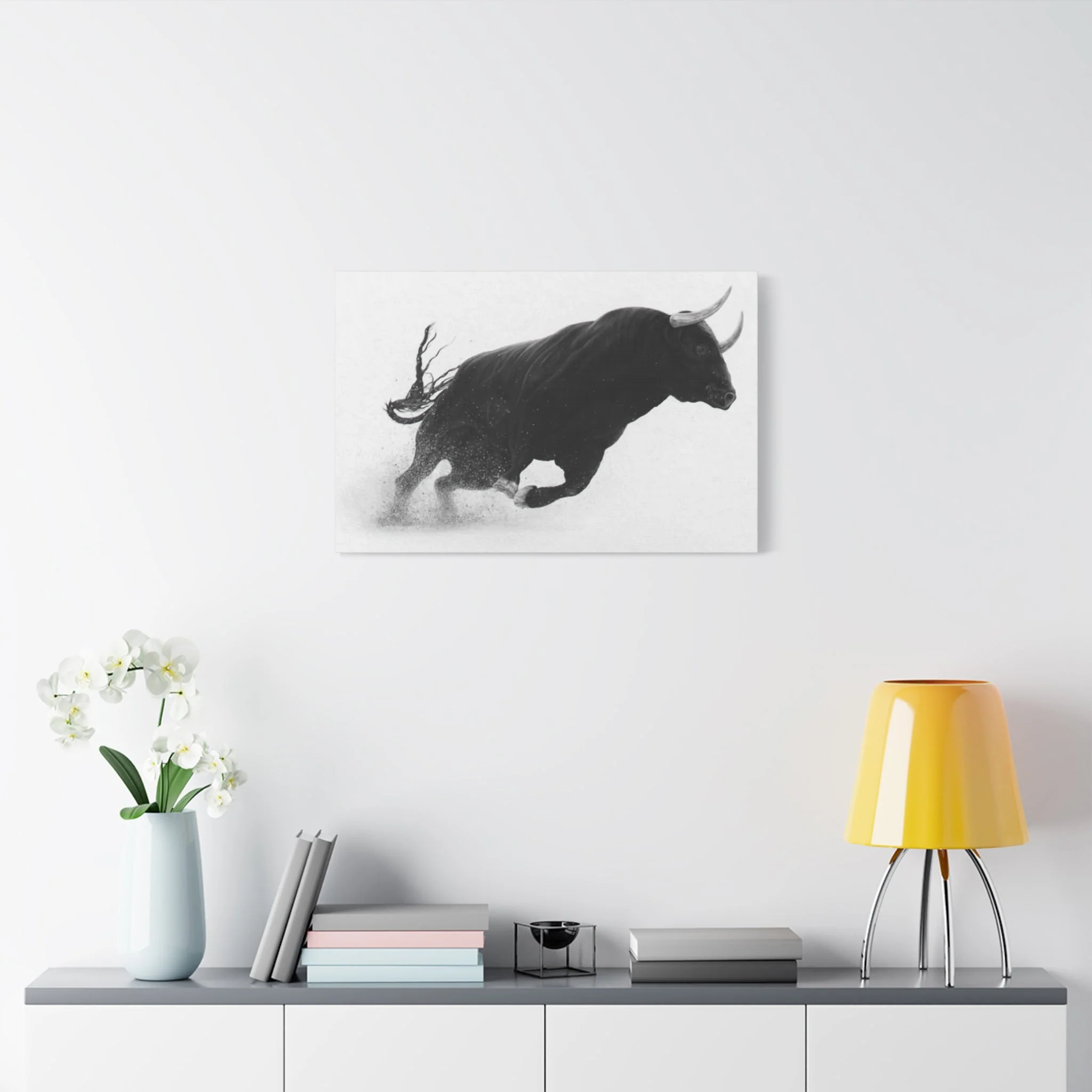 Black Bull Wall Art & Canvas Prints - Image 5