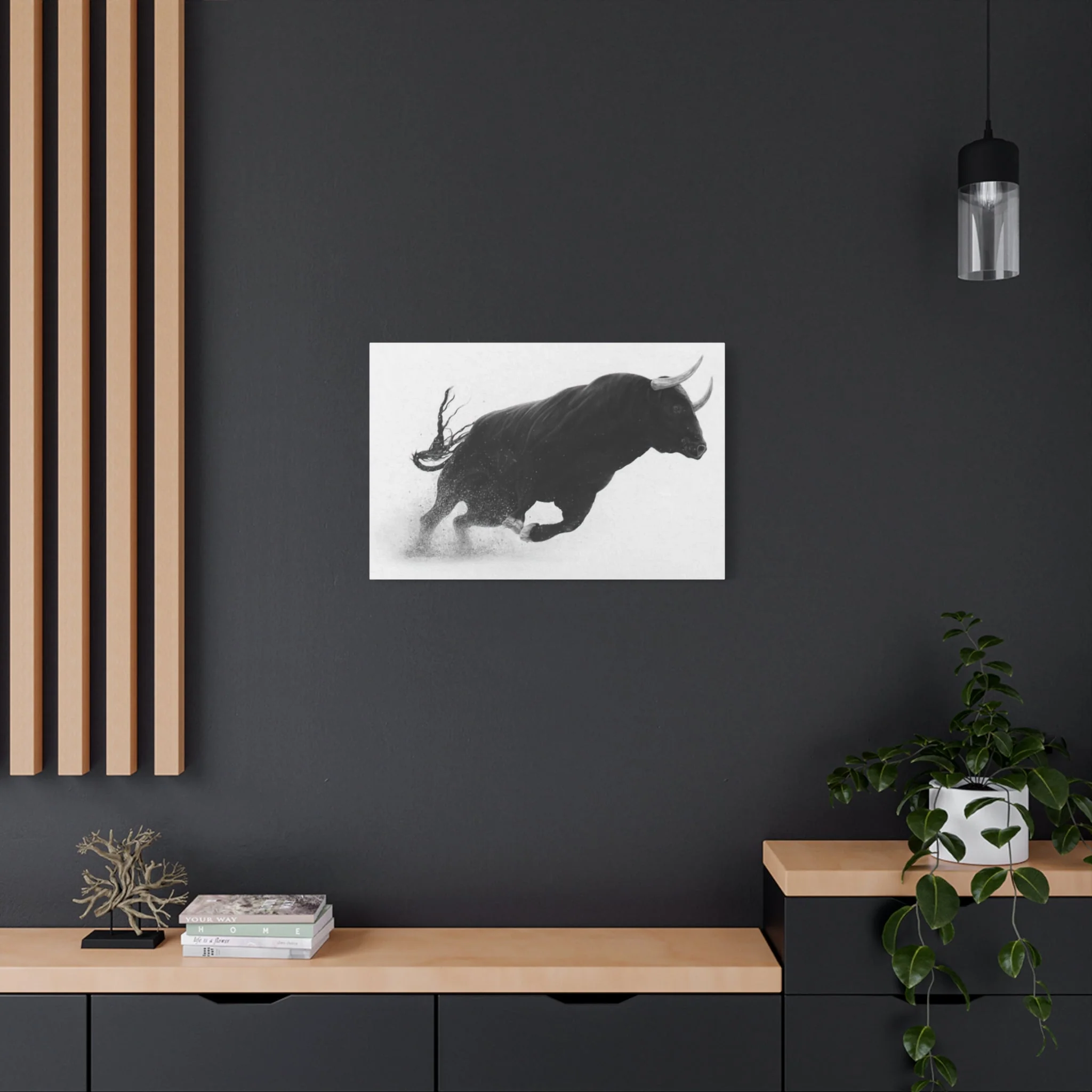 Black Bull Wall Art & Canvas Prints - Image 6