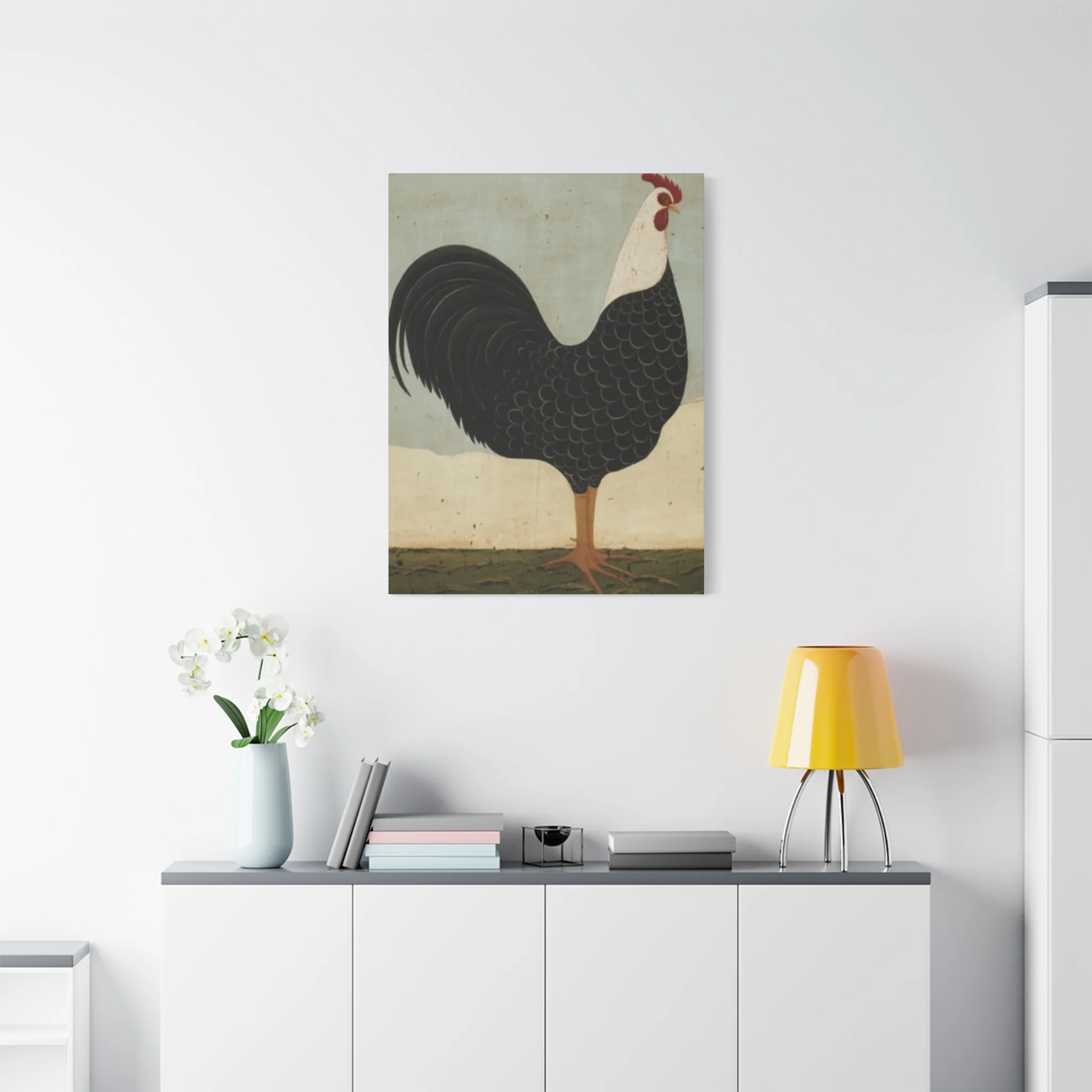 Black Chicken Kimble Warren Wall Art & Canvas Prints - Image 12