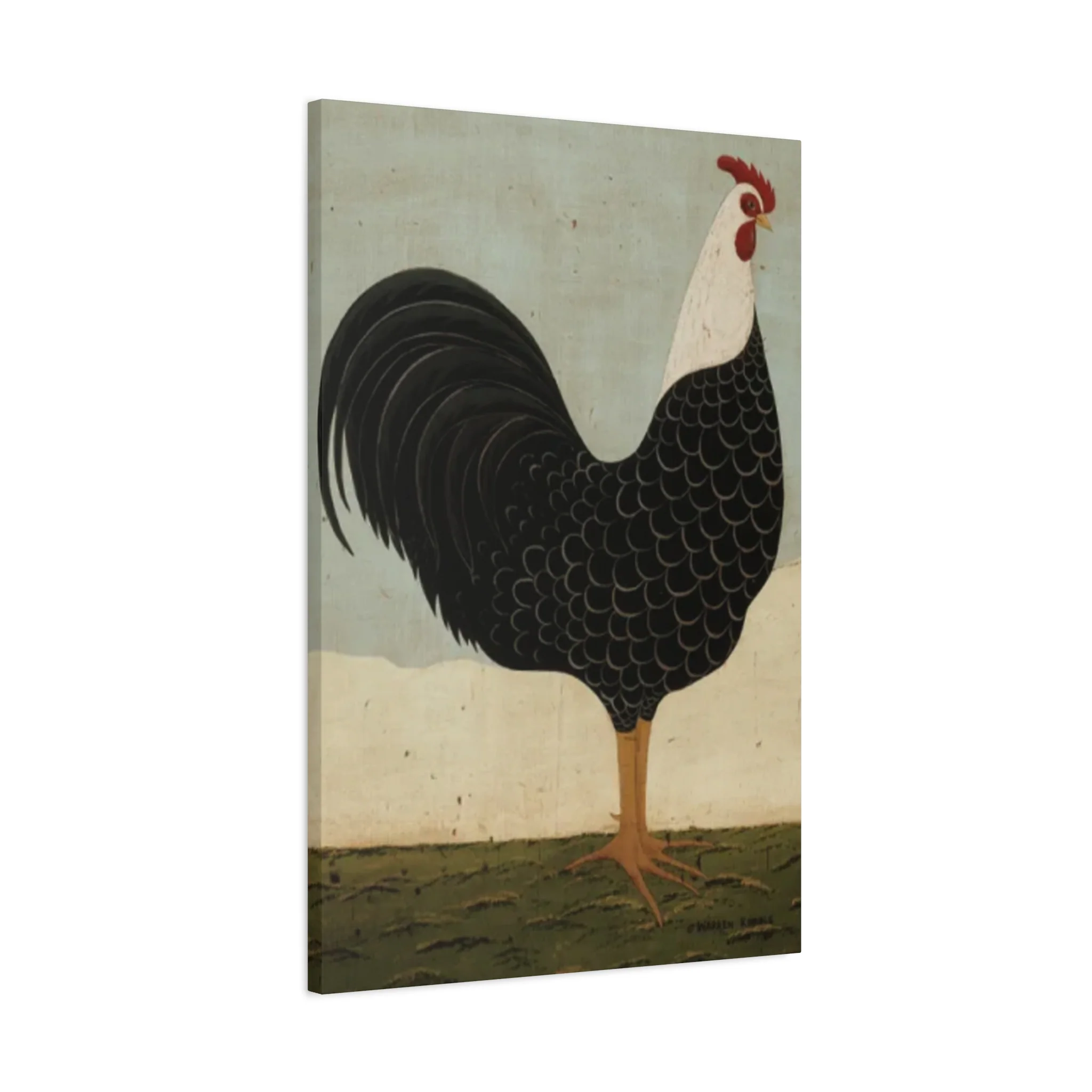 Black Chicken Kimble Warren Wall Art & Canvas Prints - Image 8
