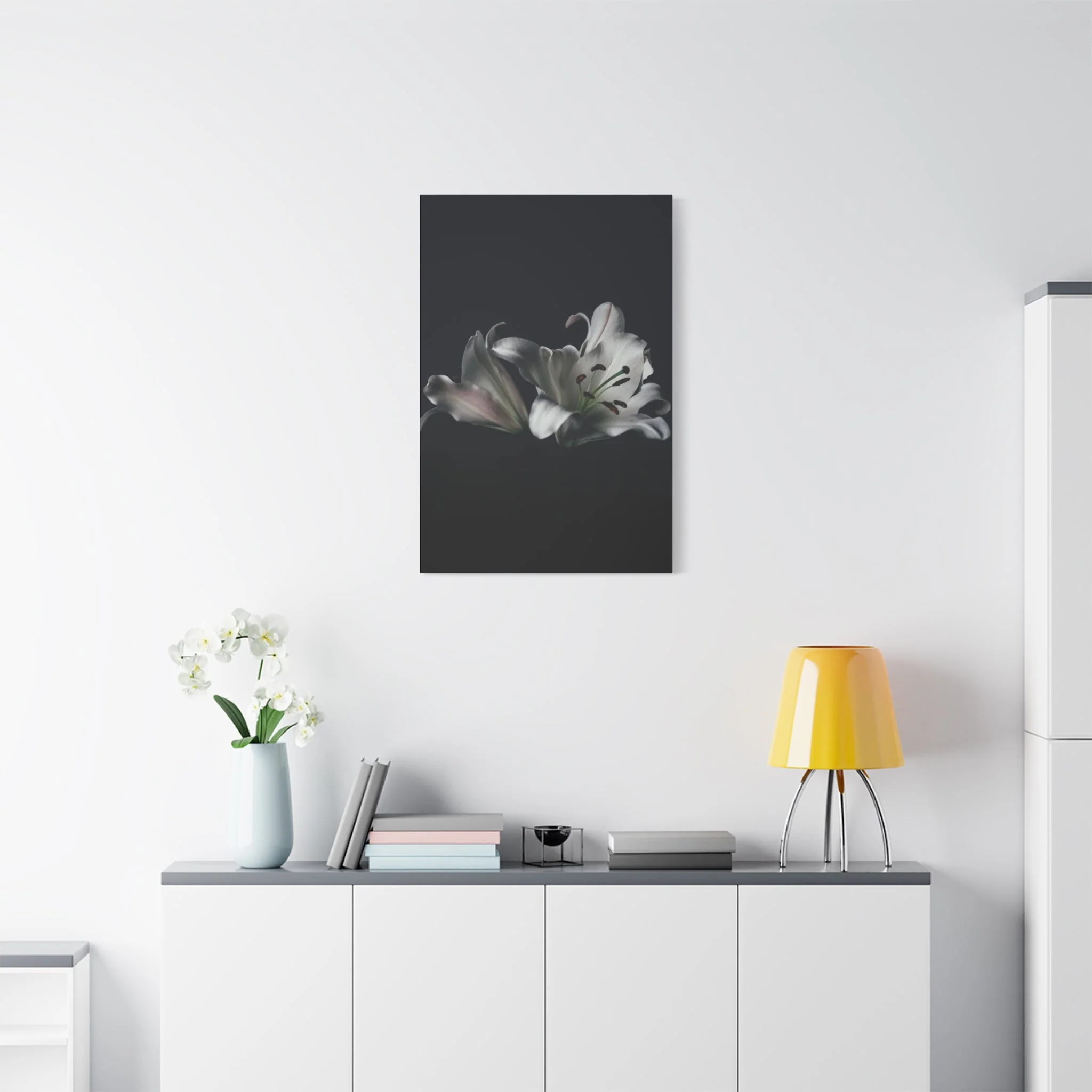 Black Flower Wall Art & Canvas Prints - Image 11