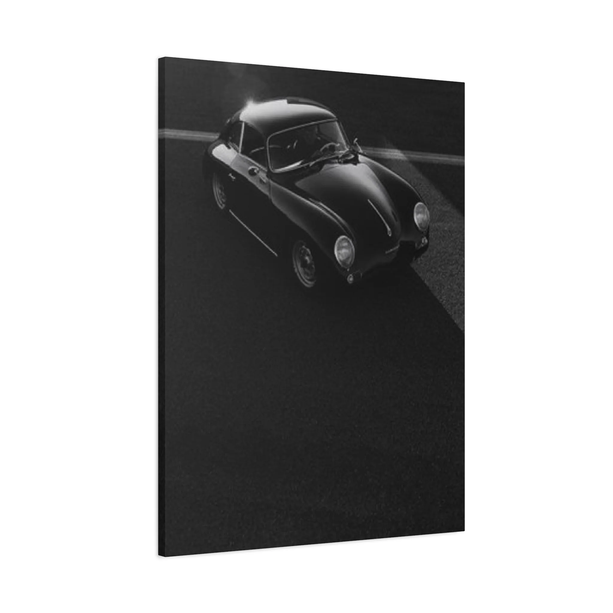 Black Vintage Car Man Cave Wall Art & Canvas Prints - Image 11