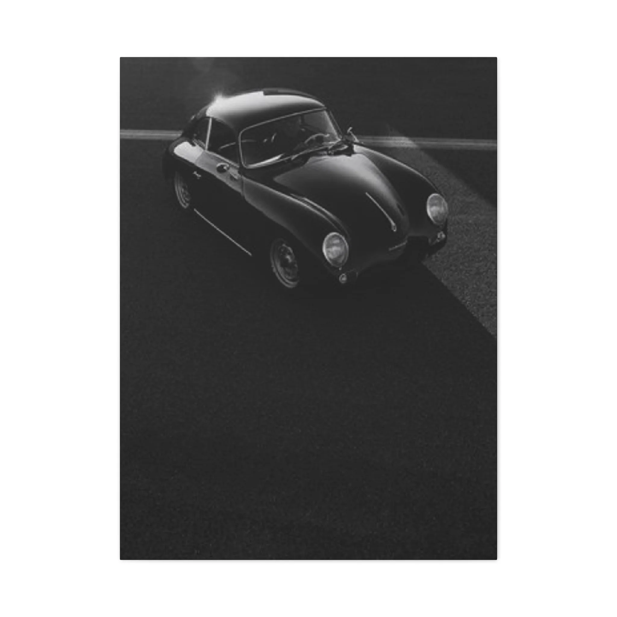 Black Vintage Car Man Cave Wall Art & Canvas Prints - Image 3