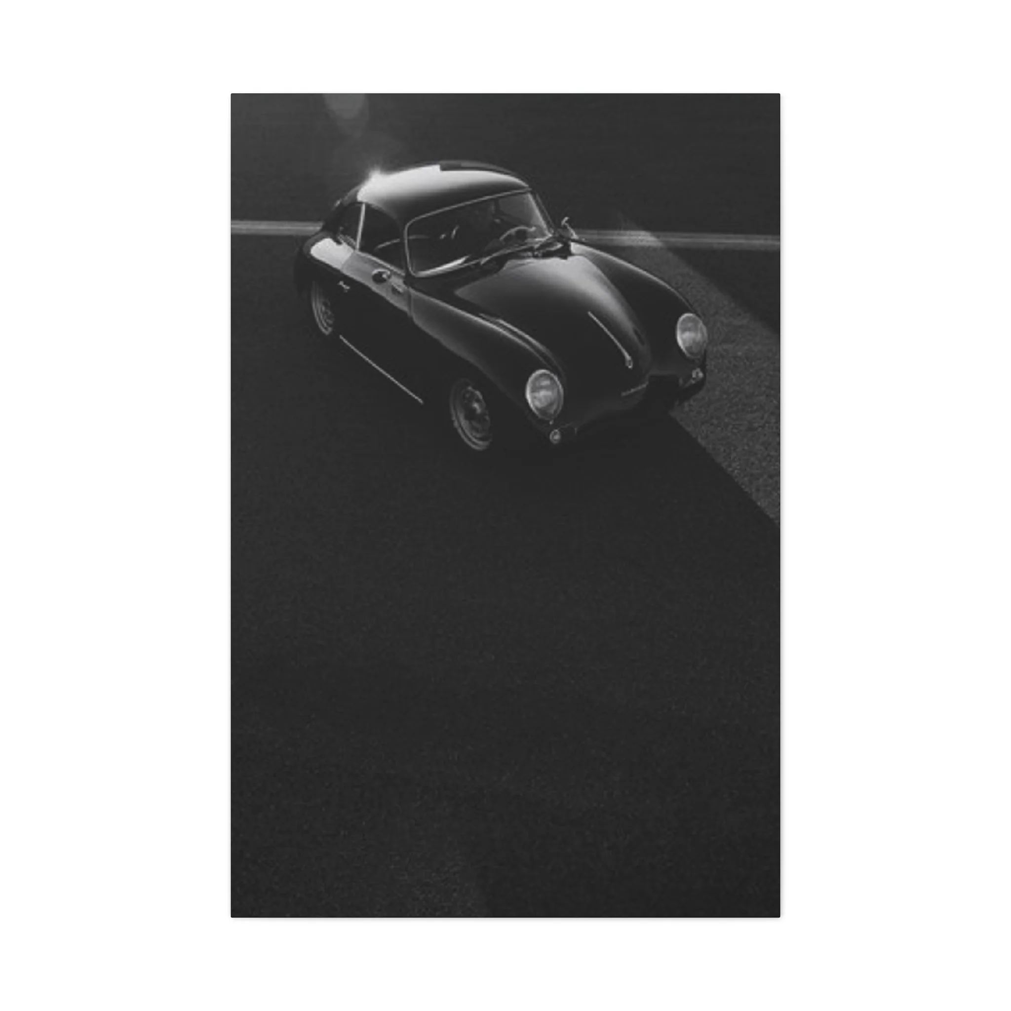 Black Vintage Car Man Cave Wall Art & Canvas Prints - Image 4