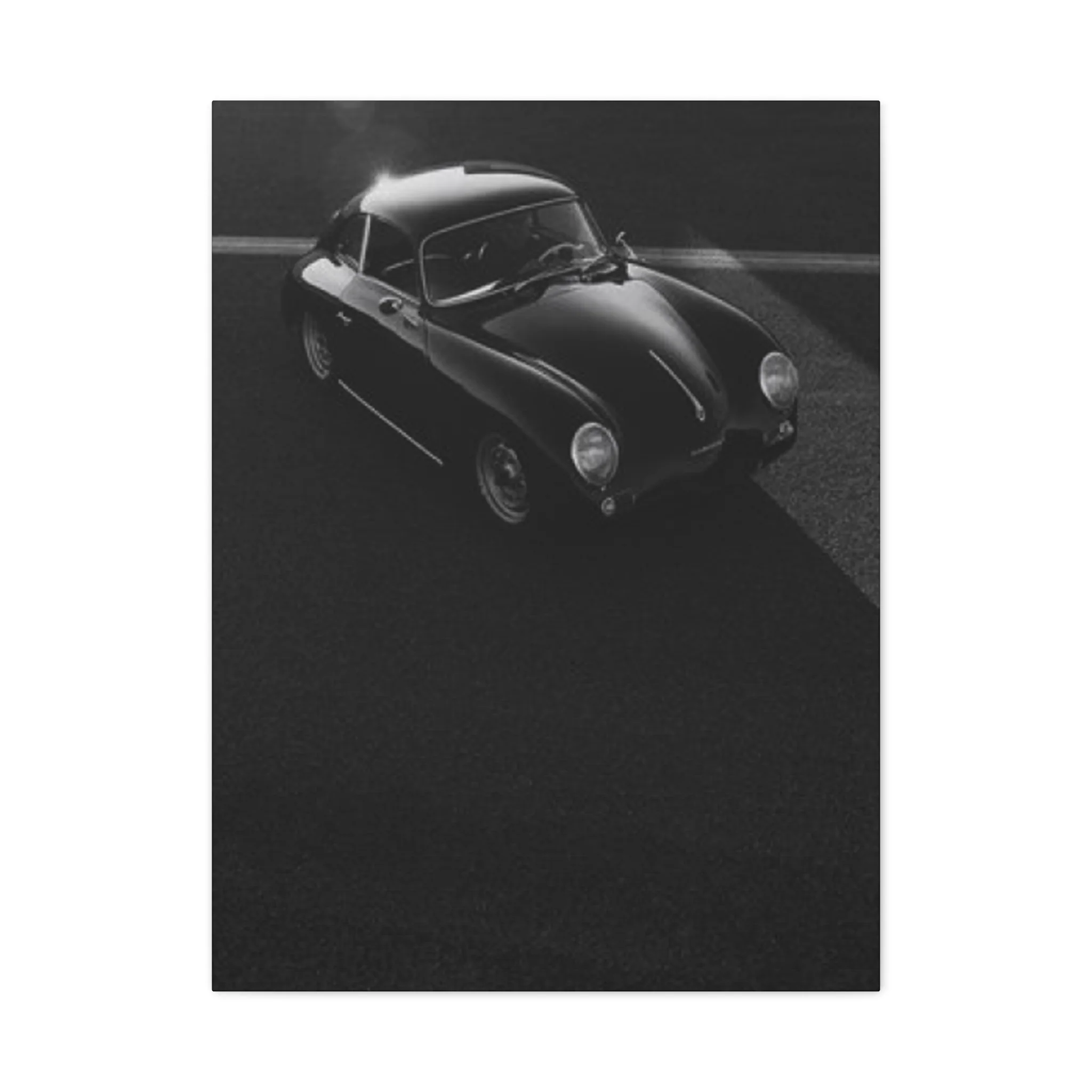 Black Vintage Car Man Cave Wall Art & Canvas Prints - Image 5
