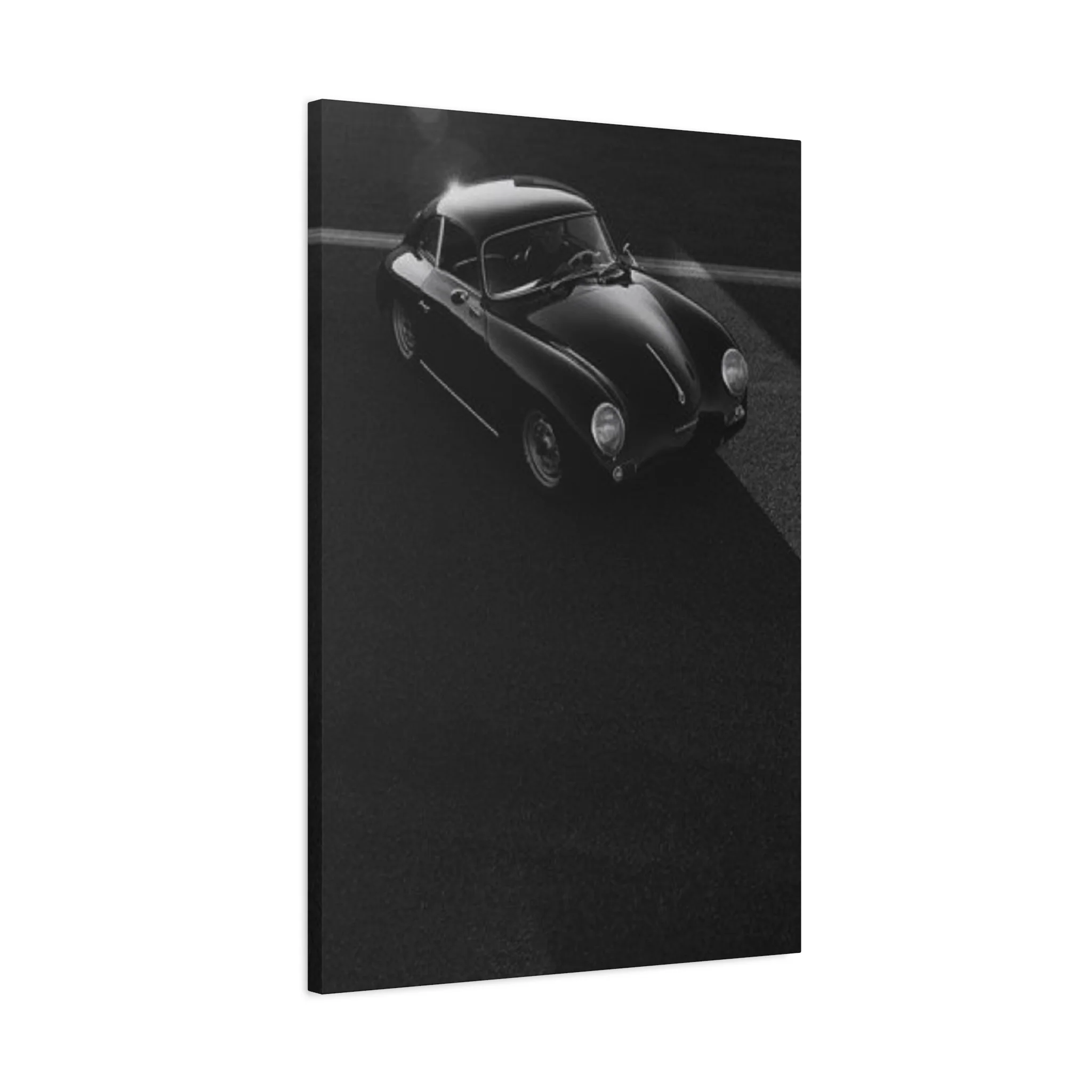 Black Vintage Car Man Cave Wall Art & Canvas Prints - Image 8