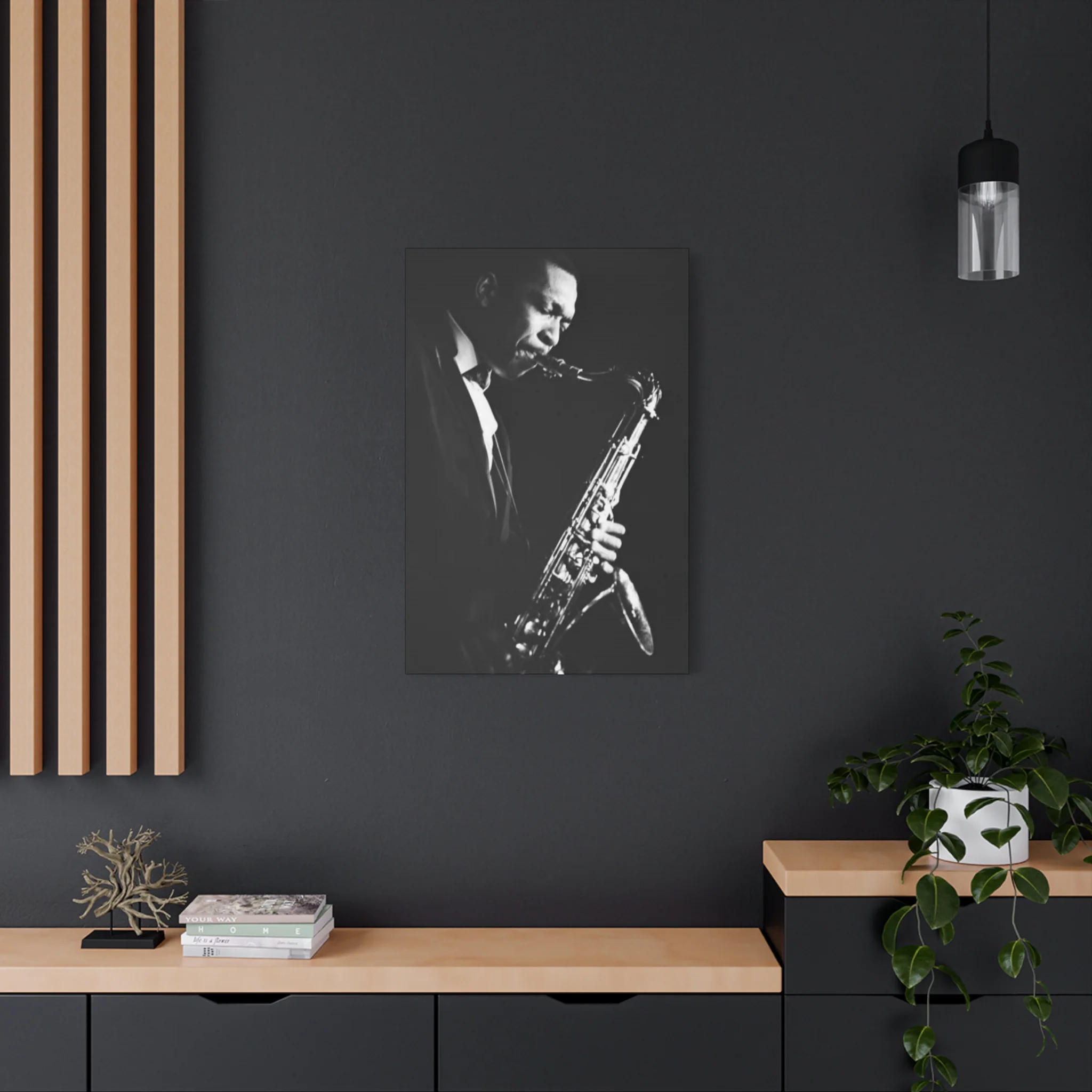 Black & White Jazz Music Artist Wall Art & Canvas Prints - Image 10