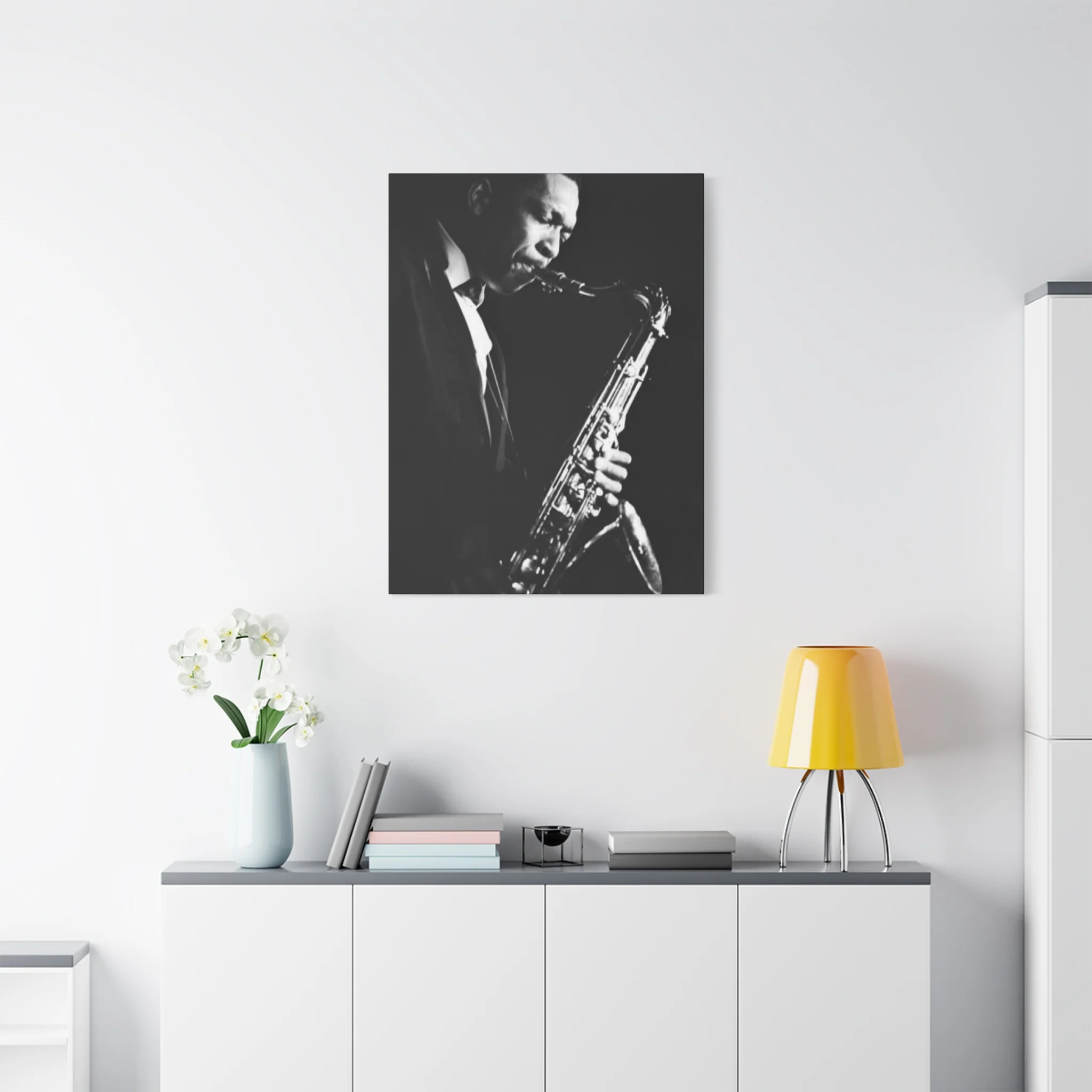 Black & White Jazz Music Artist Wall Art & Canvas Prints - Image 12