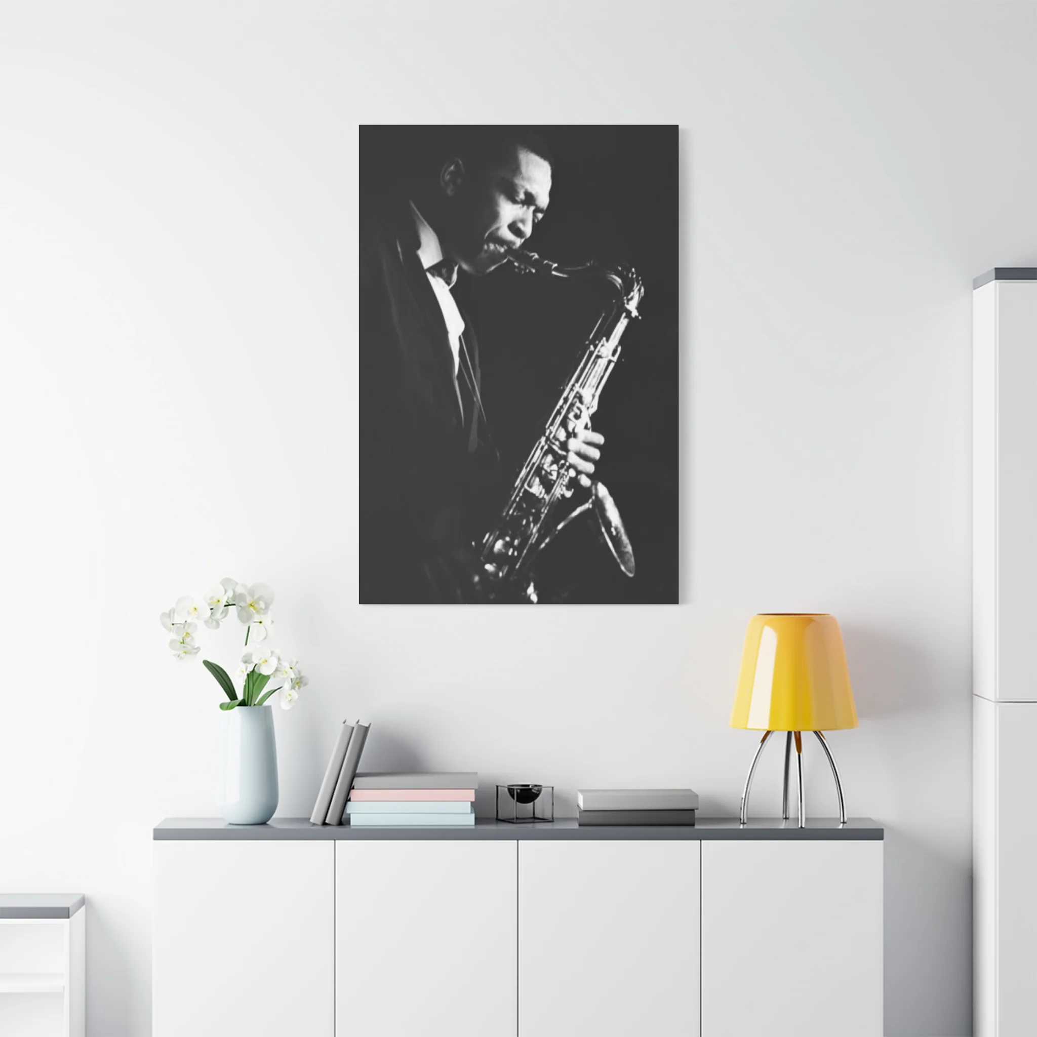 Black & White Jazz Music Artist Wall Art & Canvas Prints - Image 15