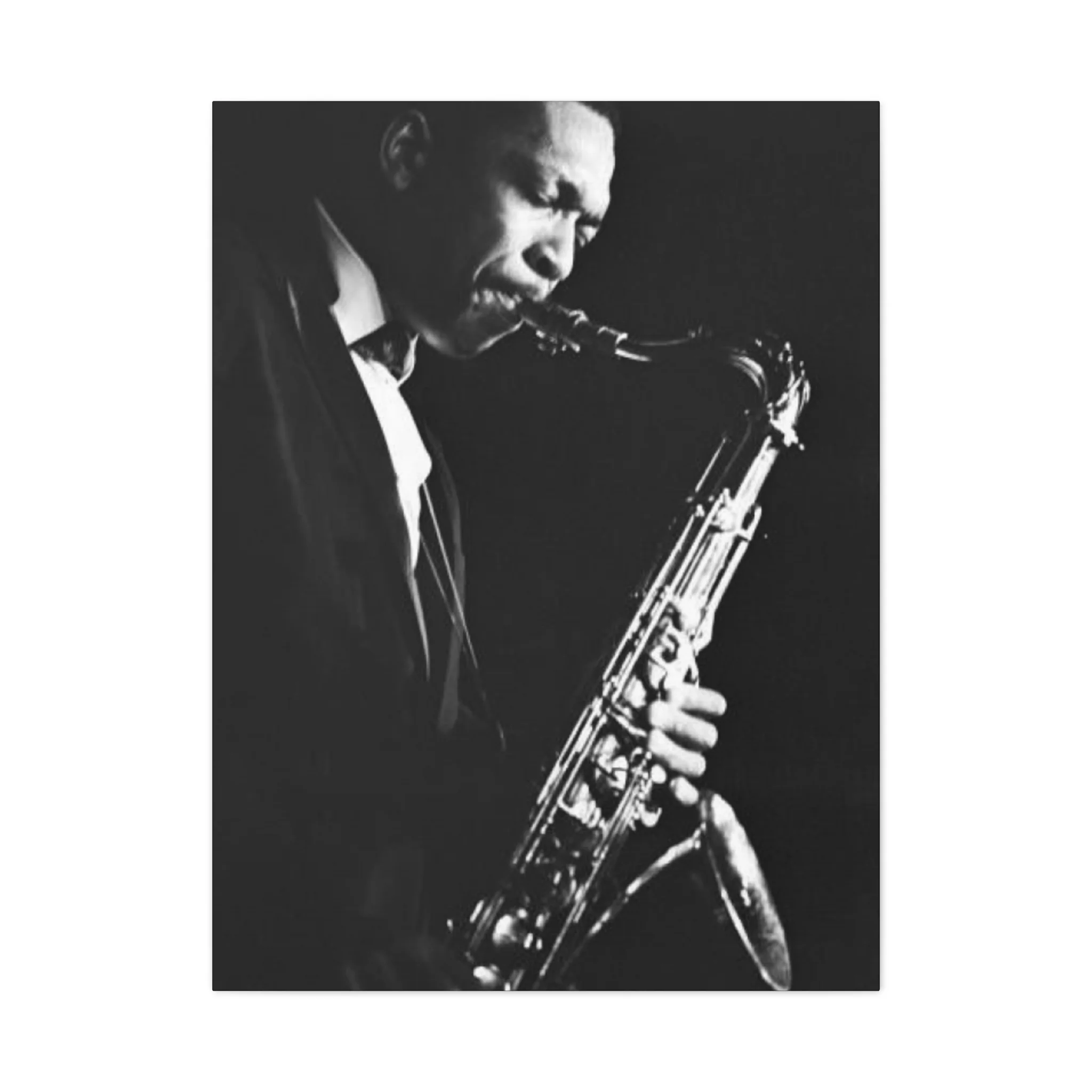 Black & White Jazz Music Artist Wall Art & Canvas Prints - Image 3
