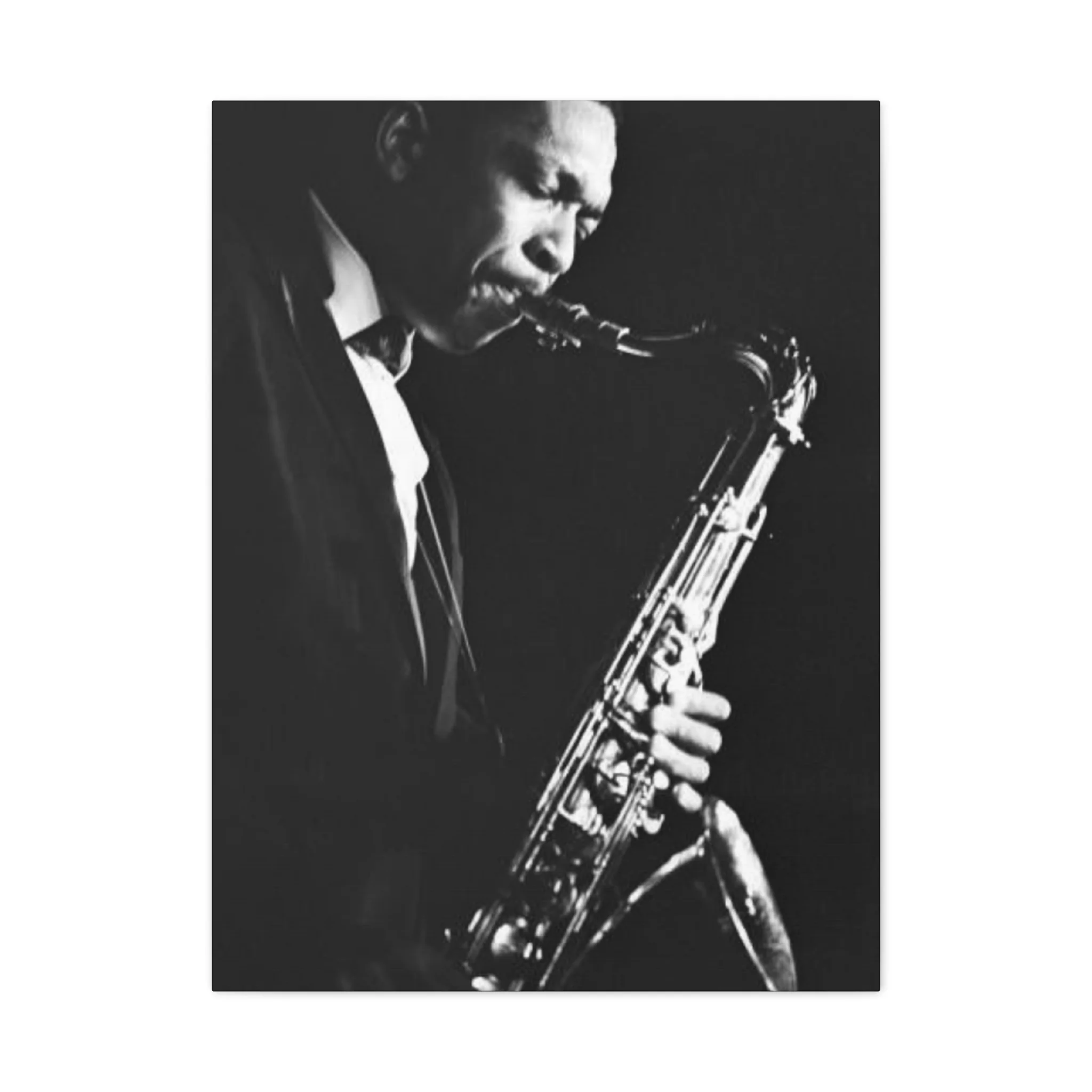 Black & White Jazz Music Artist Wall Art & Canvas Prints - Image 5