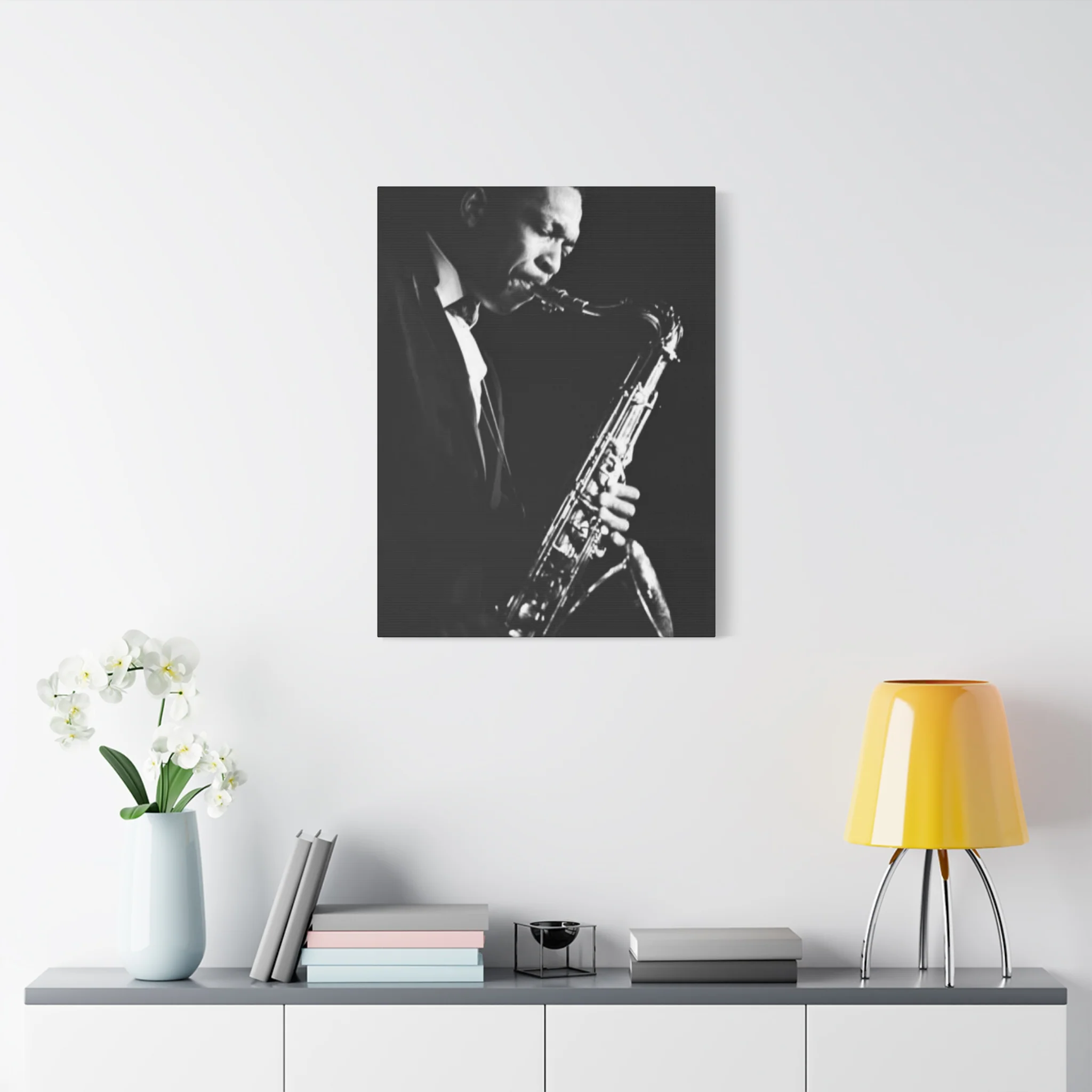 Black & White Jazz Music Artist Wall Art & Canvas Prints - Image 6