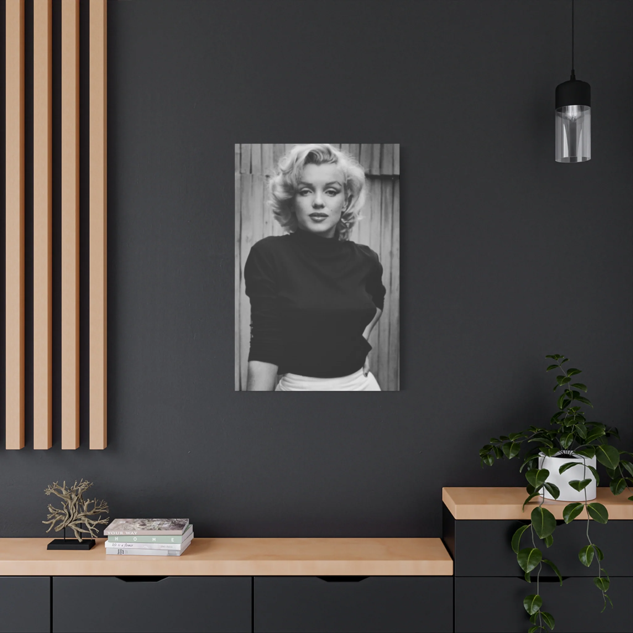 Black & White Marilyn Monroe Beautiful Poster Wall Art & Canvas Prints - Image 10
