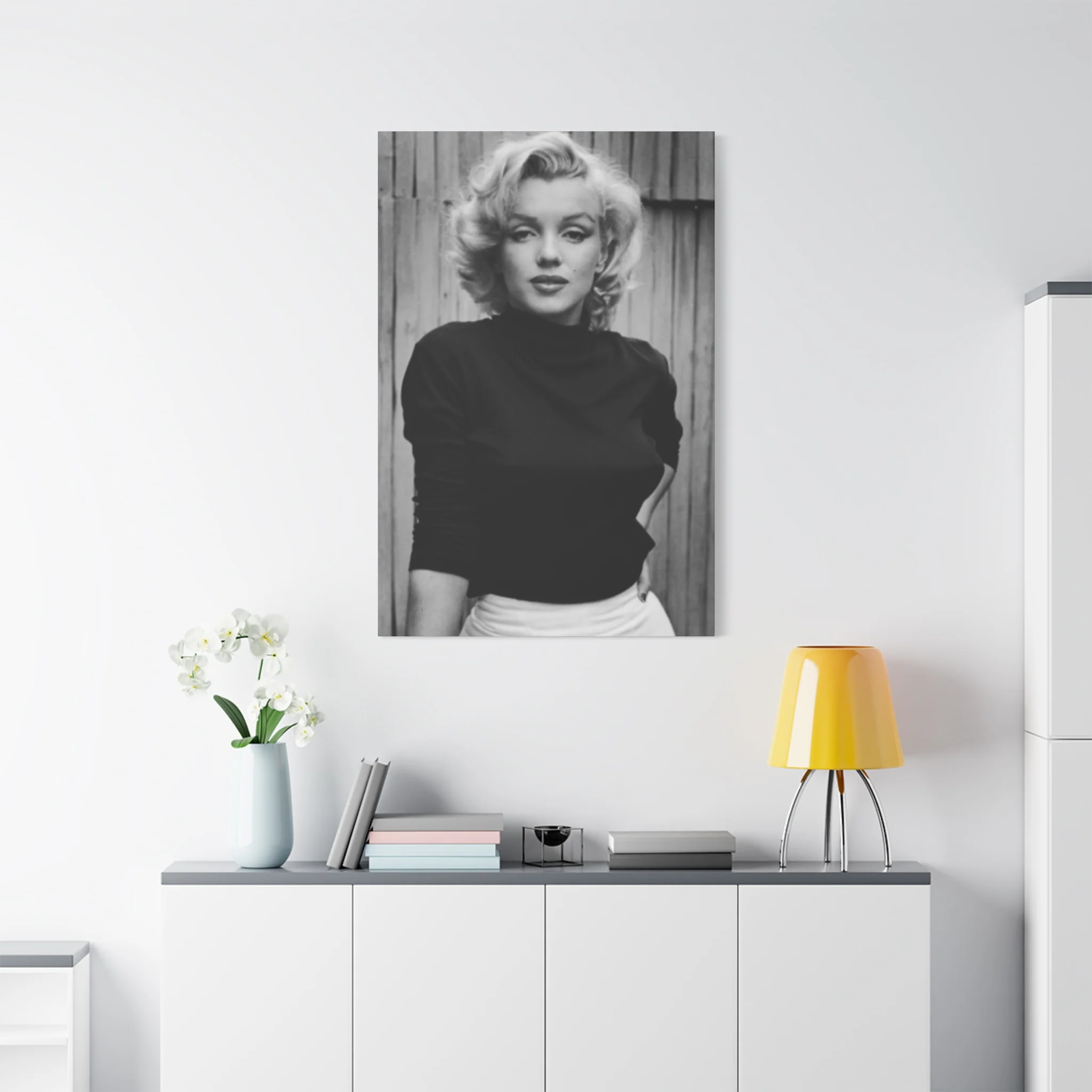 Black & White Marilyn Monroe Beautiful Poster Wall Art & Canvas Prints - Image 15
