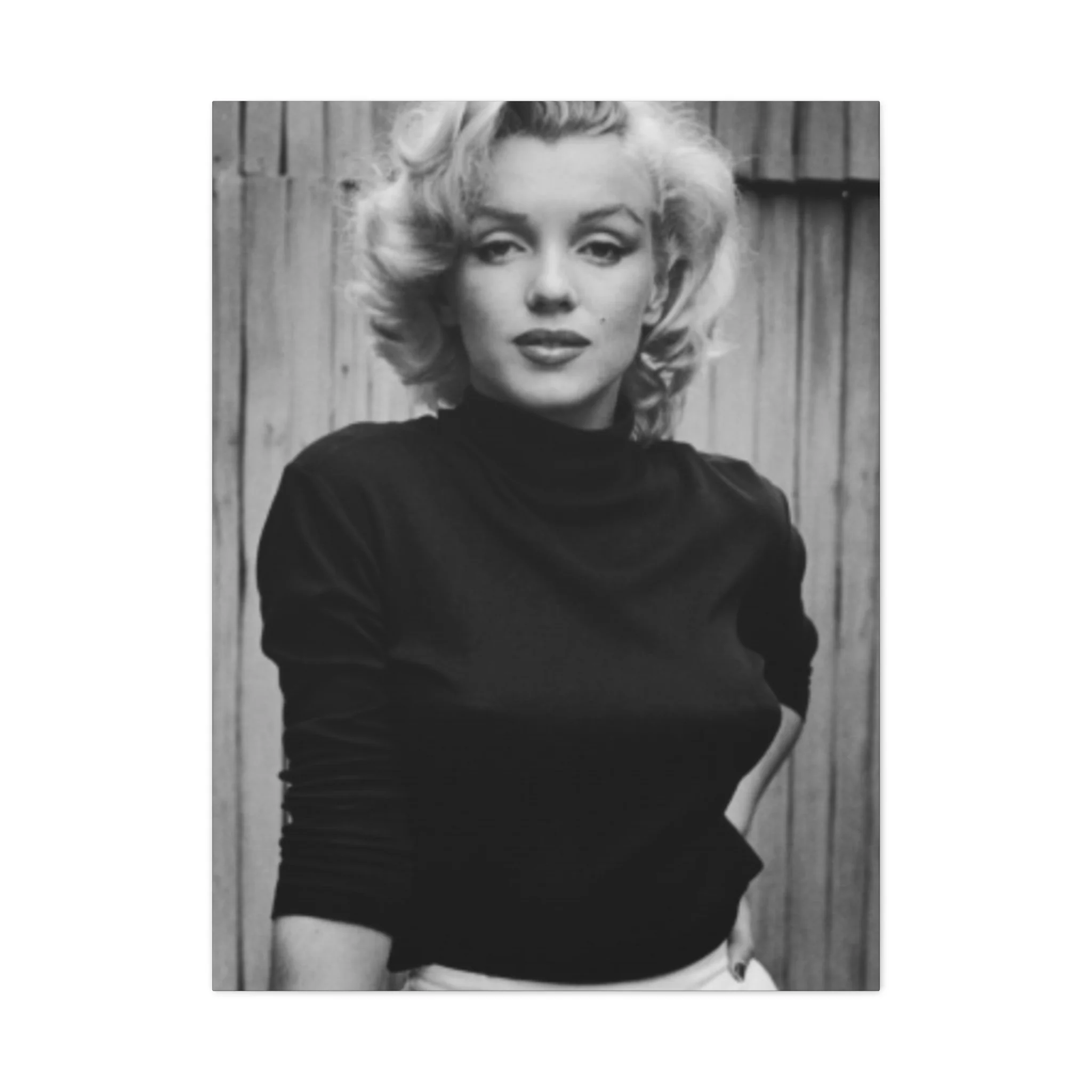 Black & White Marilyn Monroe Beautiful Poster Wall Art & Canvas Prints - Image 3