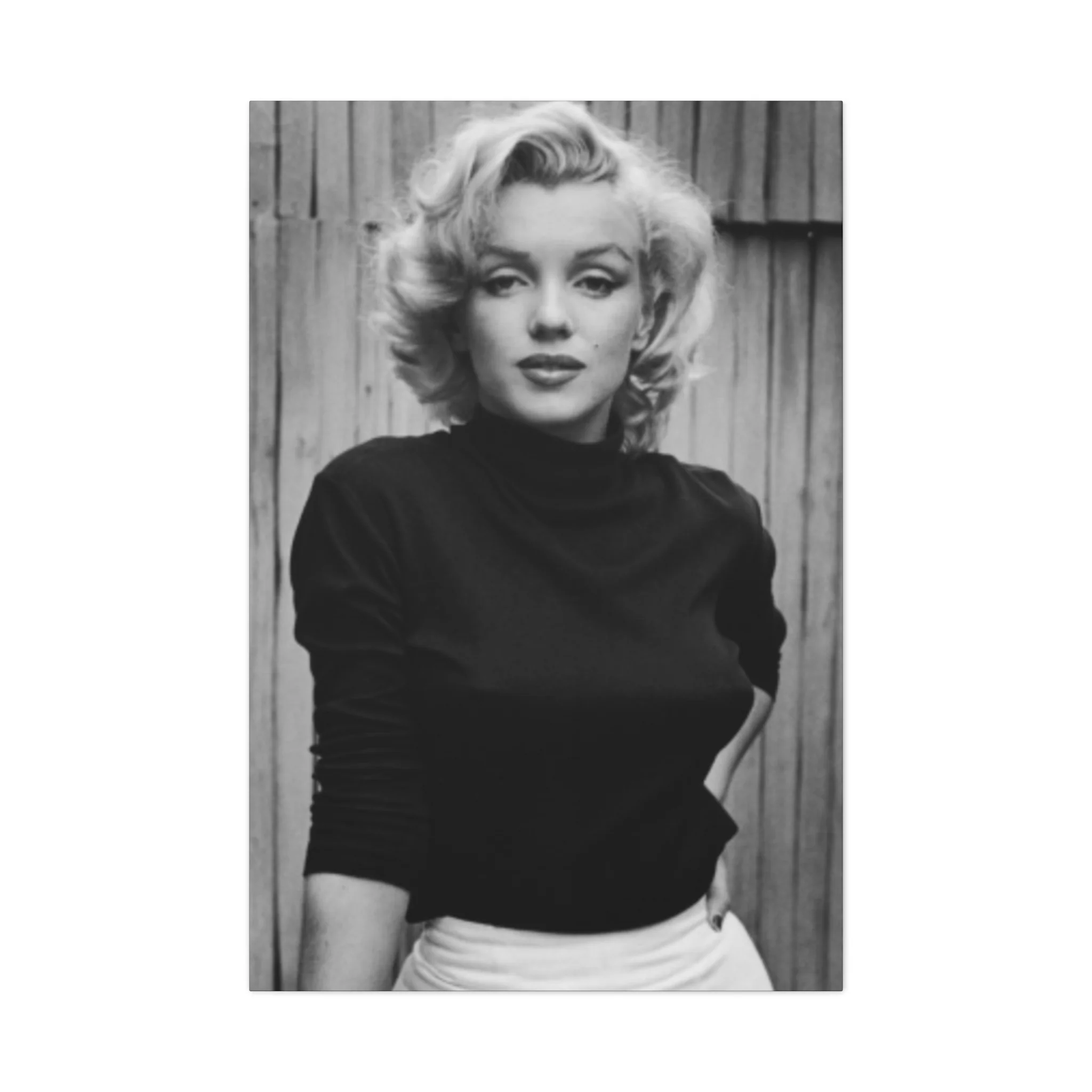 Black & White Marilyn Monroe Beautiful Poster Wall Art & Canvas Prints - Image 4
