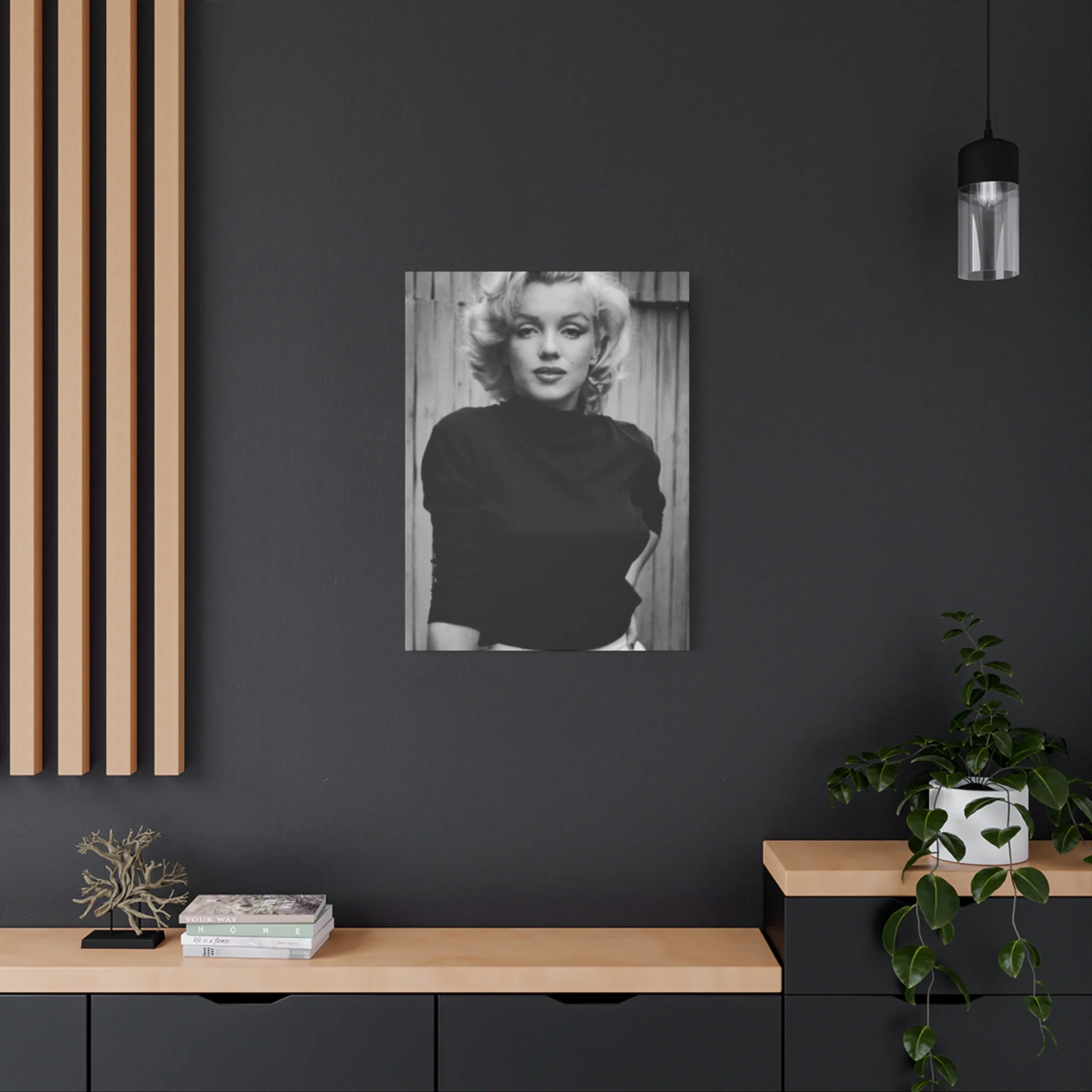 Black & White Marilyn Monroe Beautiful Poster Wall Art & Canvas Prints - Image 7