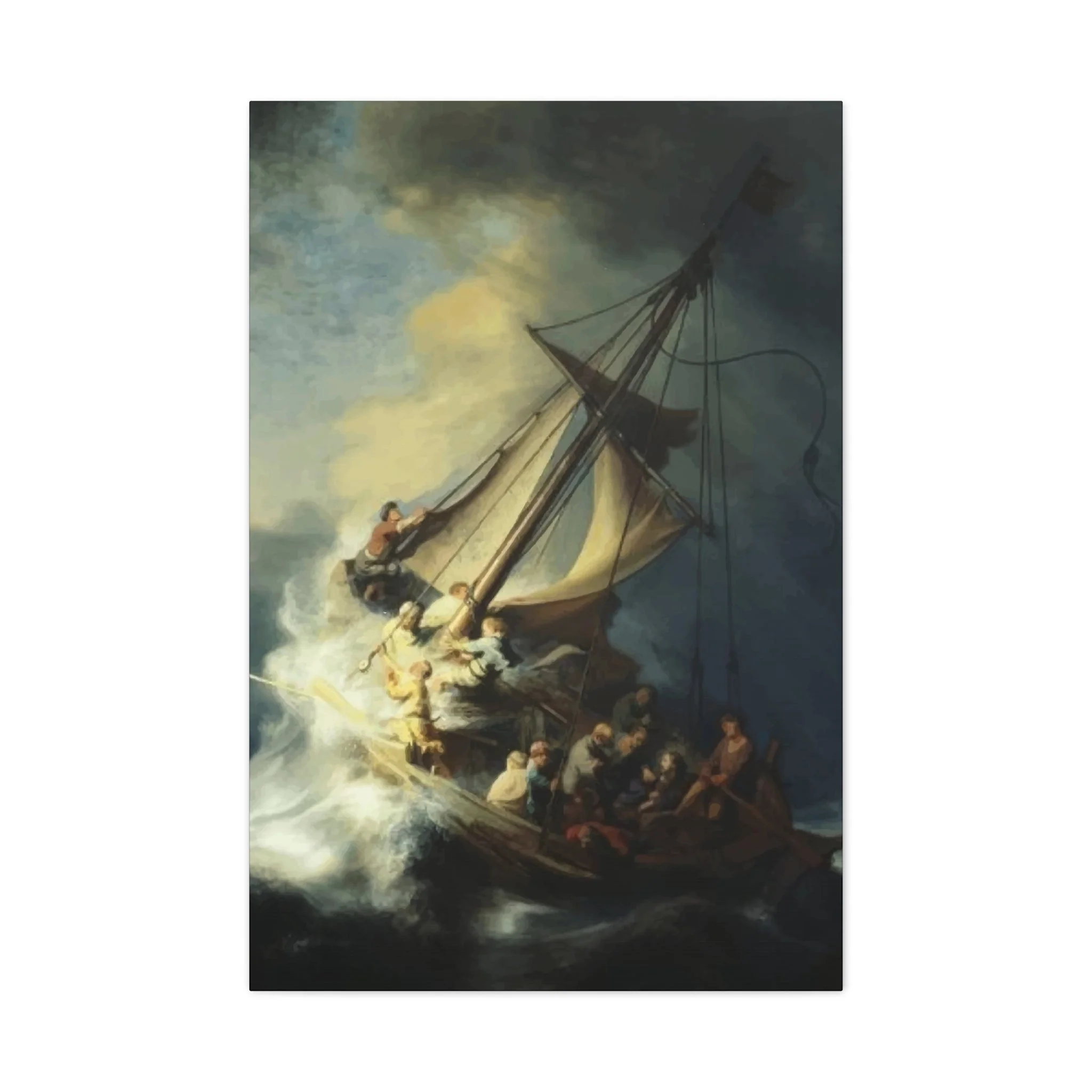 Boat in Storm Wall Art & Canvas Prints - Image 6