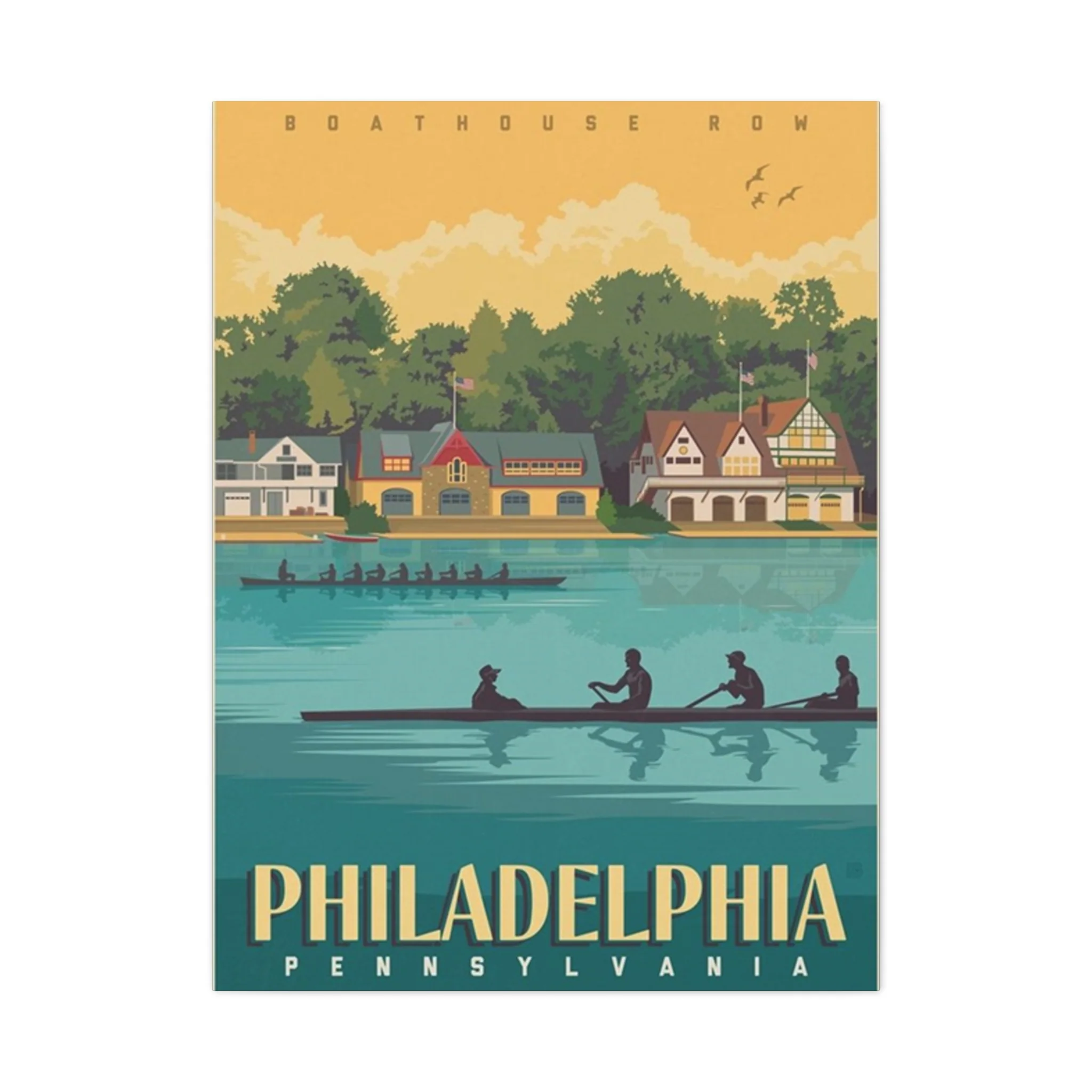Boathouse Row Wall Art & Canvas Prints - Image 3