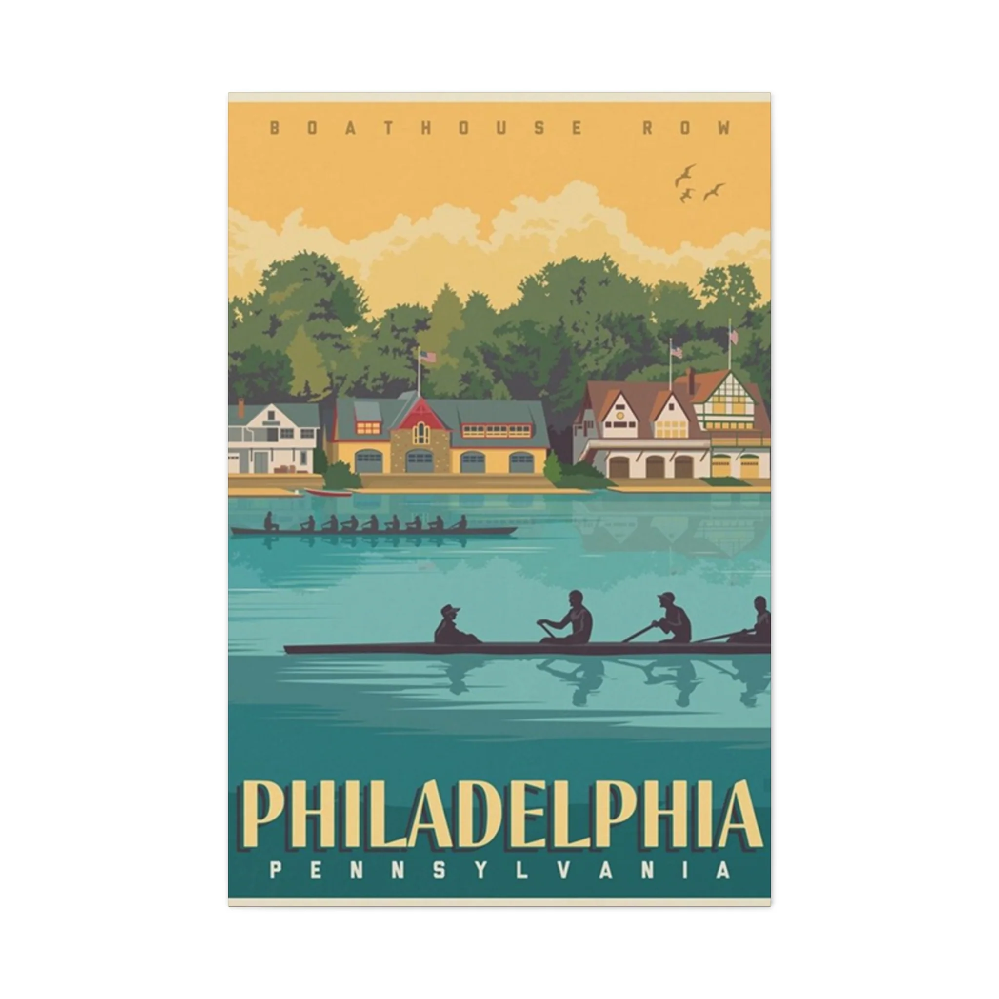 Boathouse Row Wall Art & Canvas Prints - Image 4