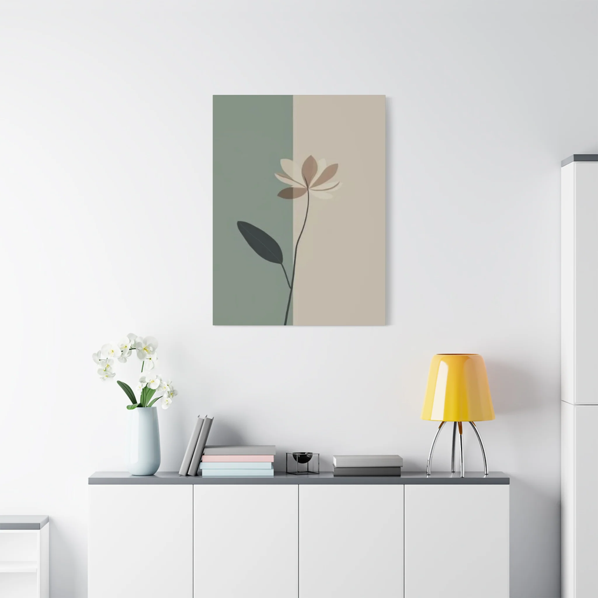 Brown Flower Entryway Wall Art & Canvas Prints - Image 12