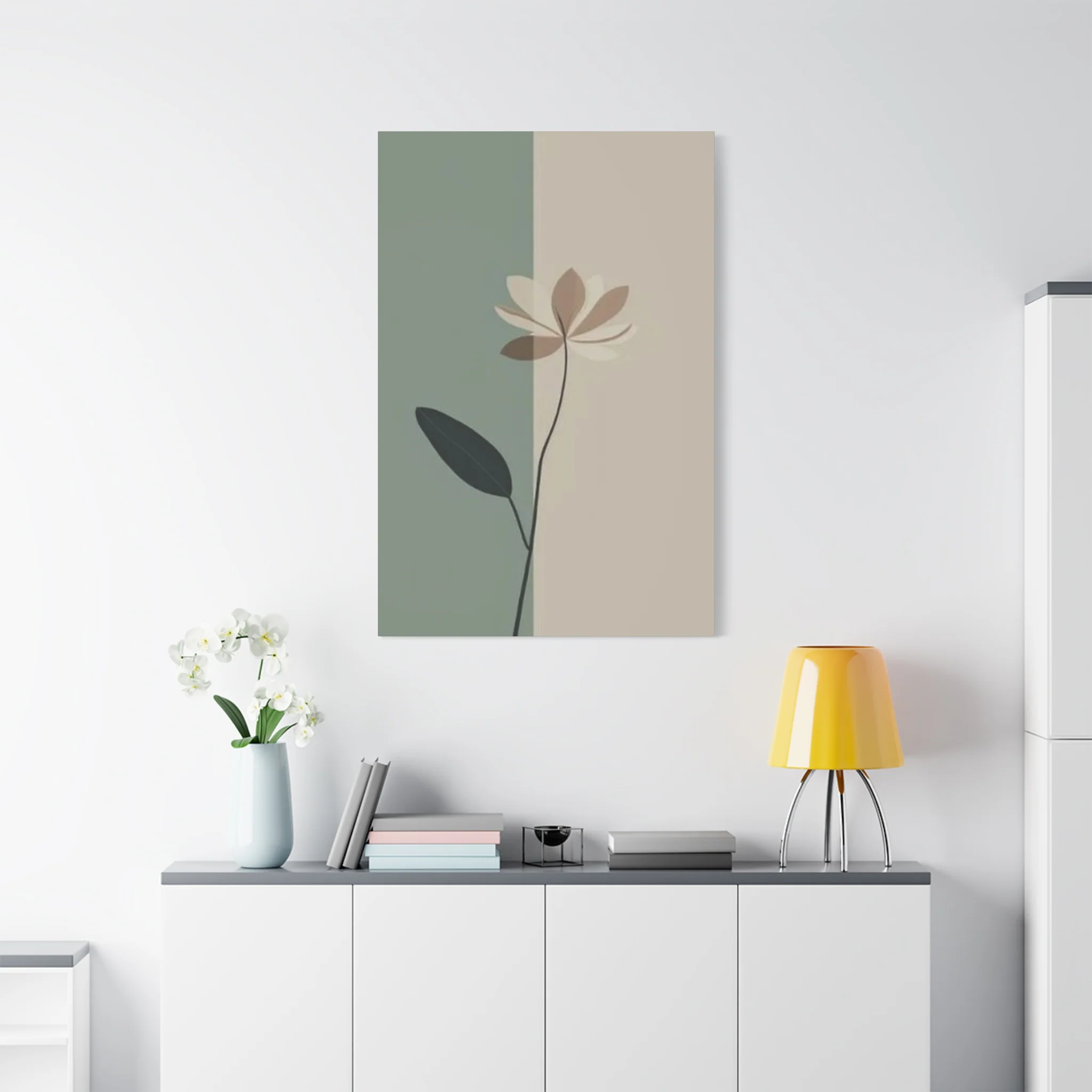 Brown Flower Entryway Wall Art & Canvas Prints - Image 15