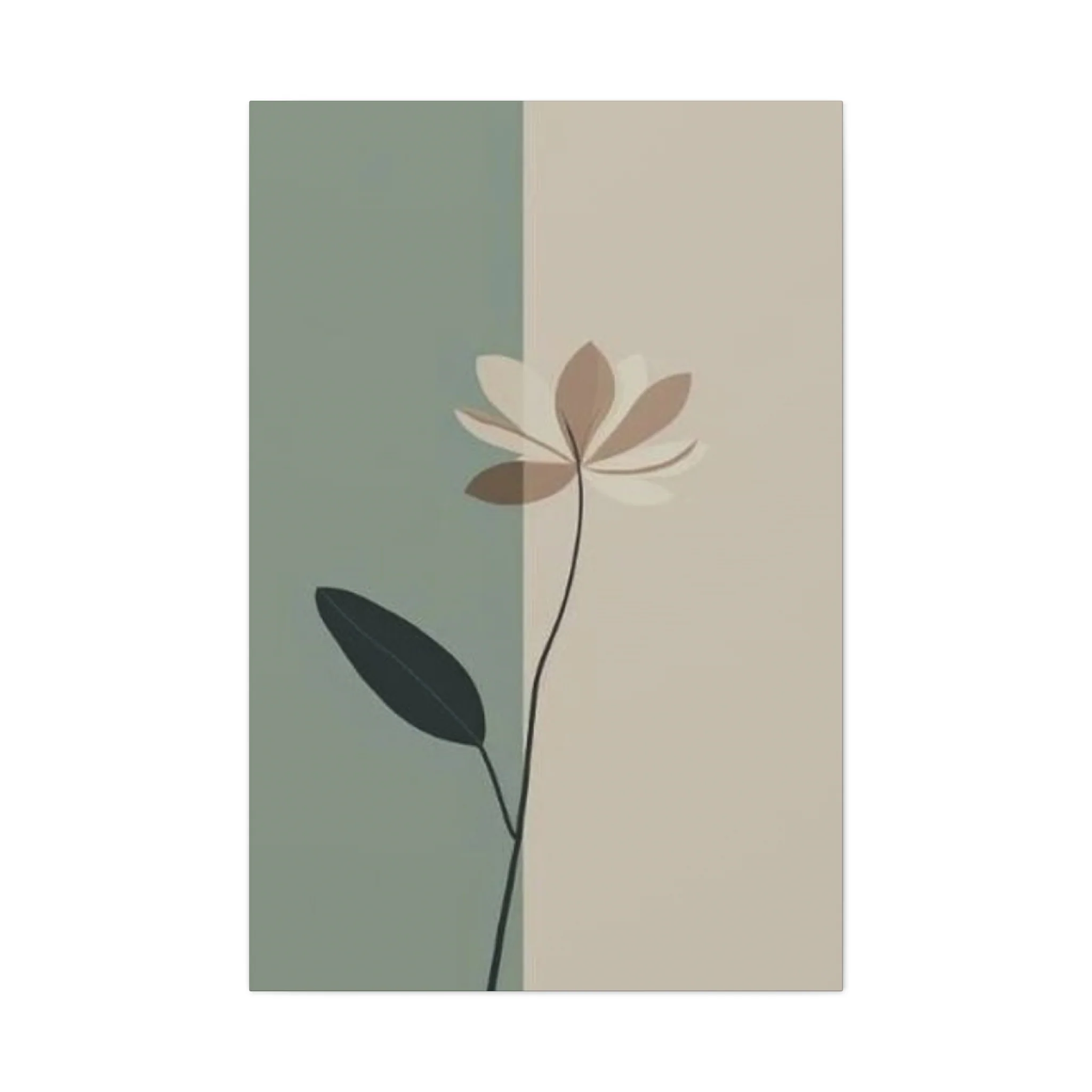 Brown Flower Entryway Wall Art & Canvas Prints - Image 4