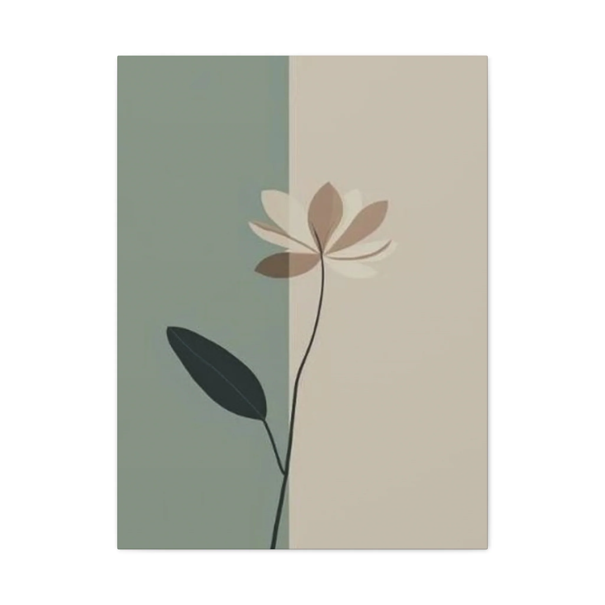 Brown Flower Entryway Wall Art & Canvas Prints - Image 5