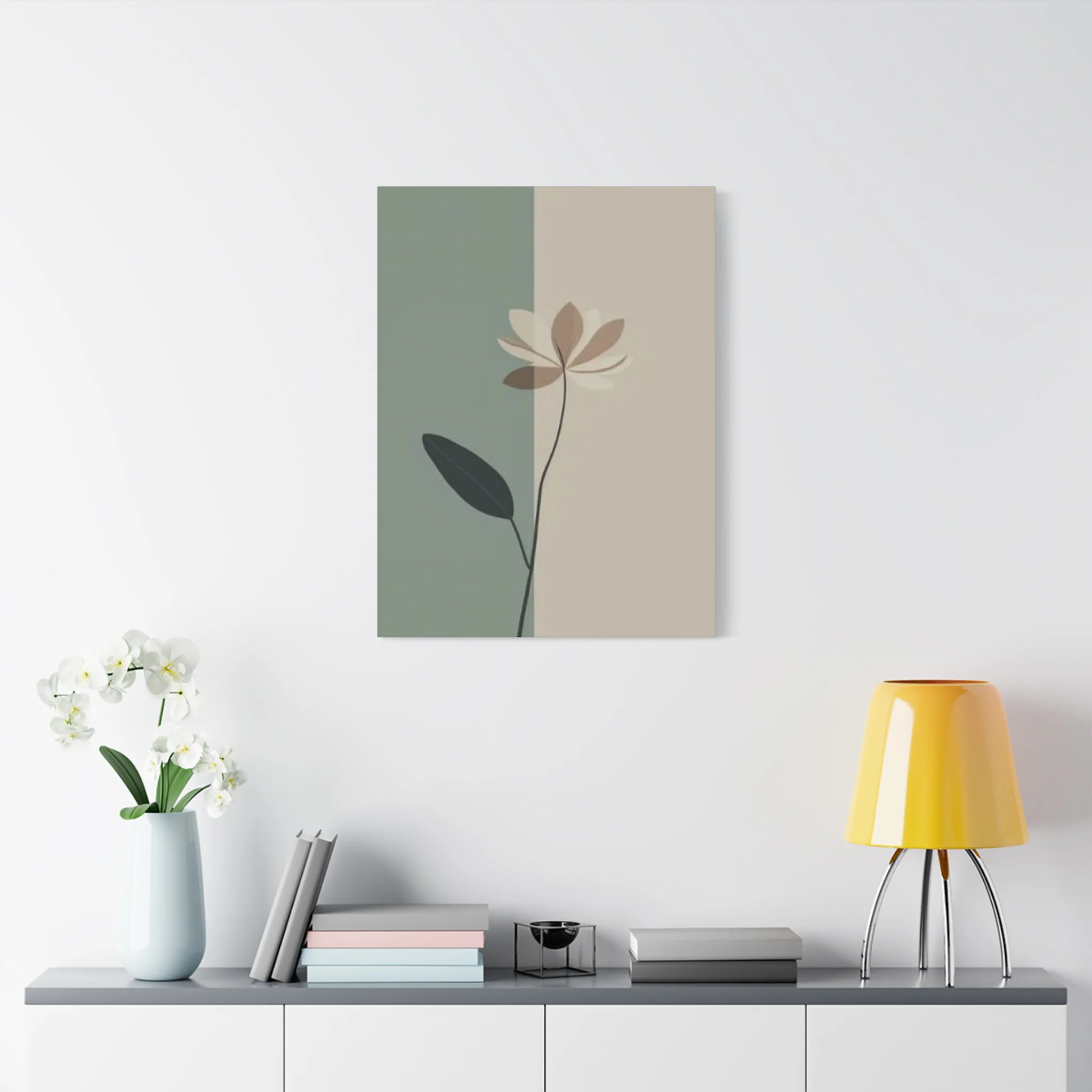 Brown Flower Entryway Wall Art & Canvas Prints - Image 6