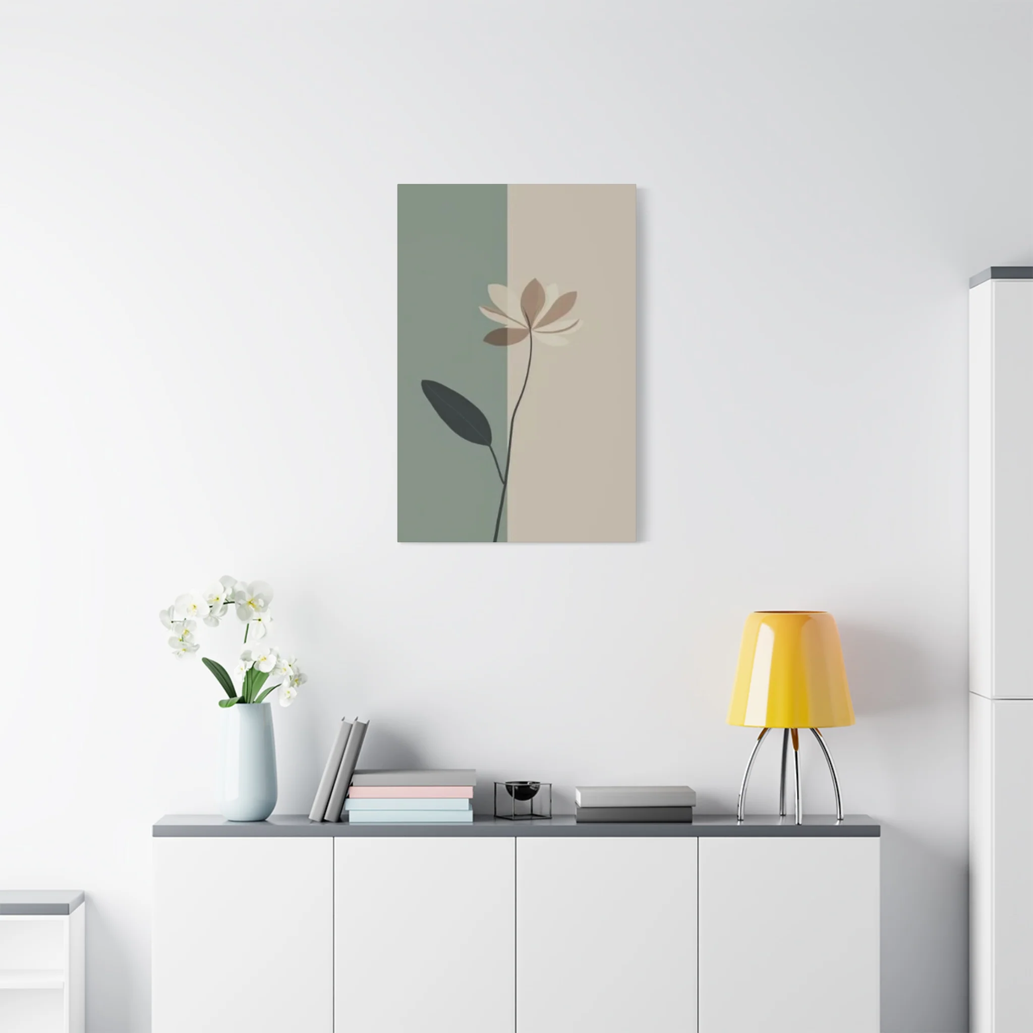 Brown Flower Entryway Wall Art & Canvas Prints - Image 9