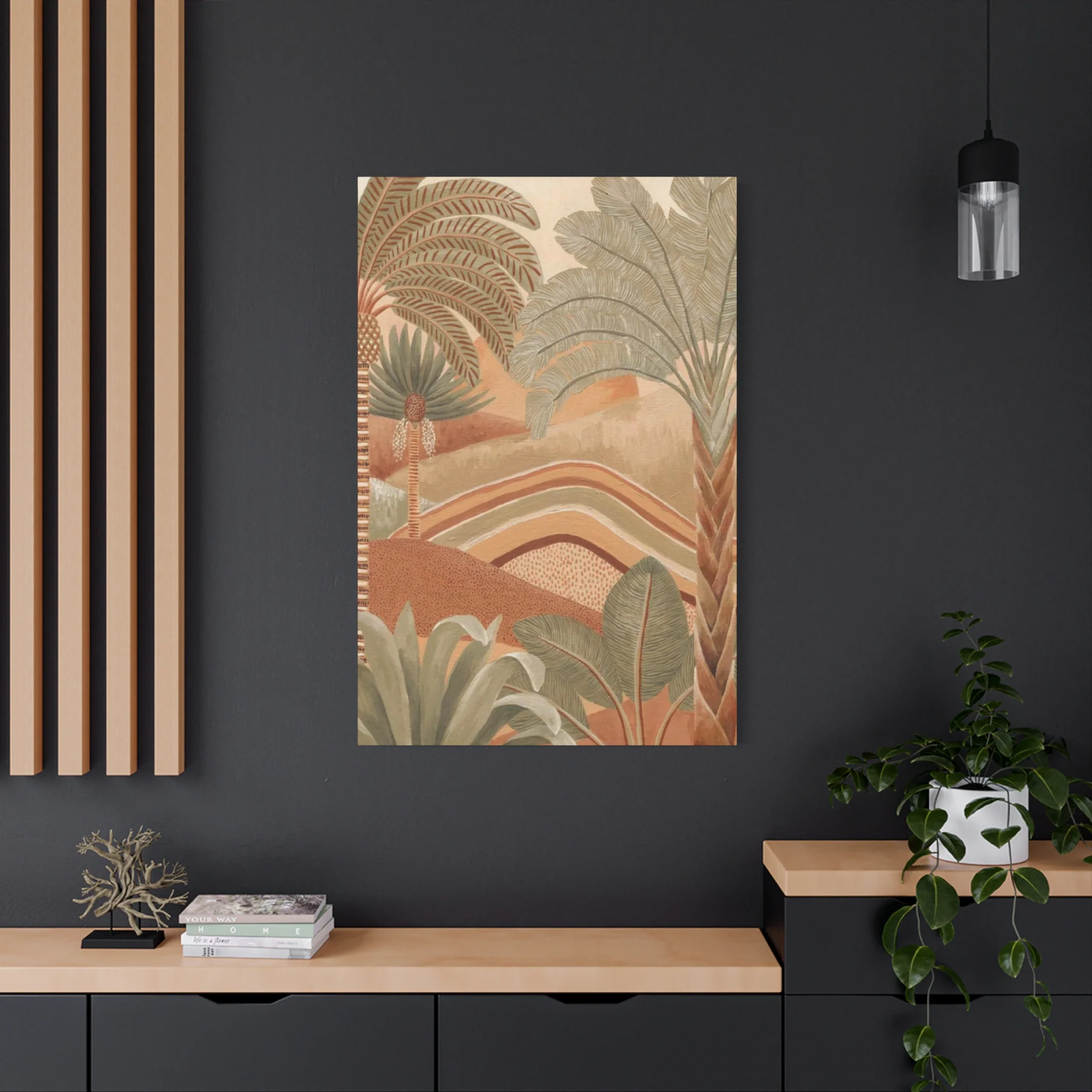 Brown & Green Palm Tree Wall Art & Canvas Prints - Image 16