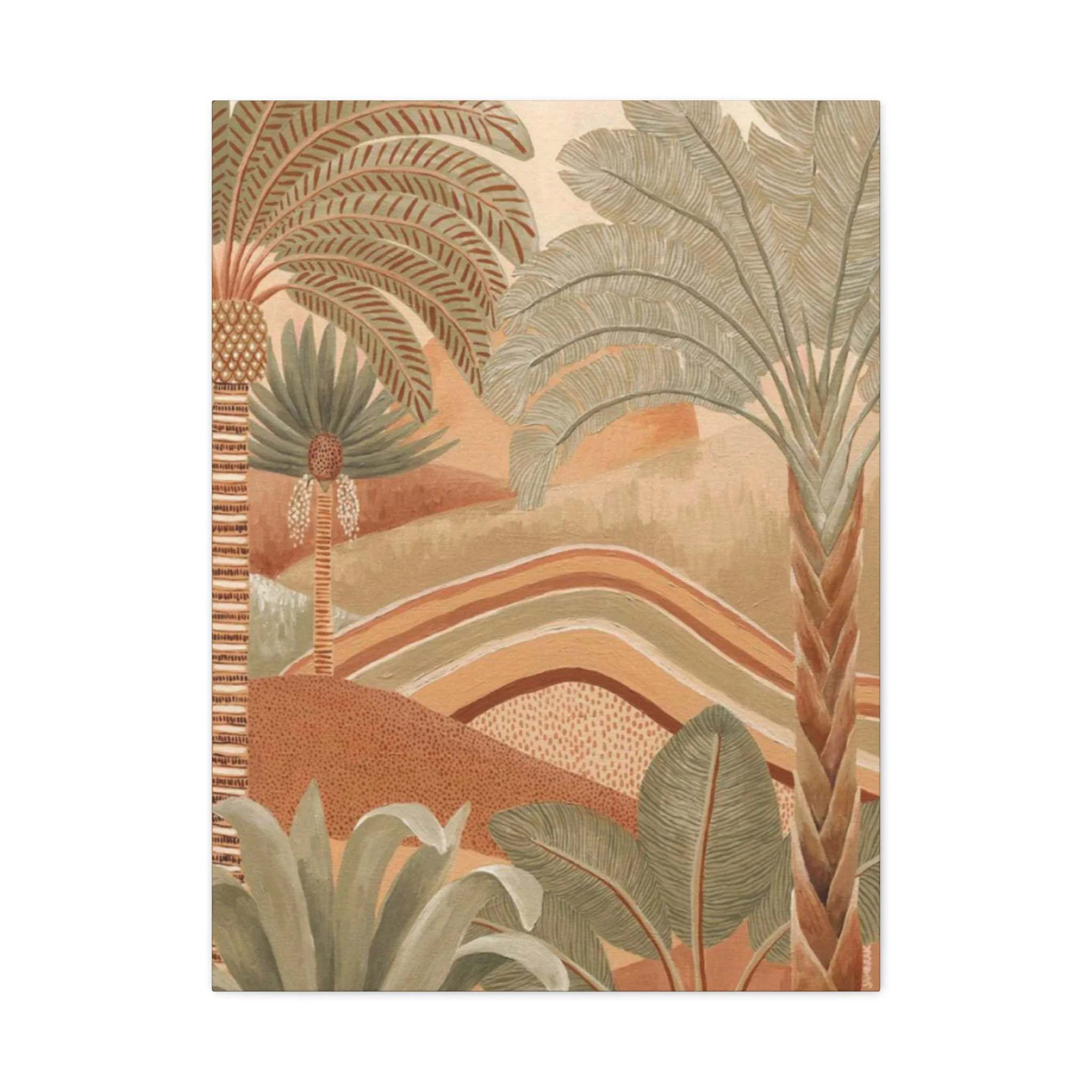 Brown & Green Palm Tree Wall Art & Canvas Prints - Image 5