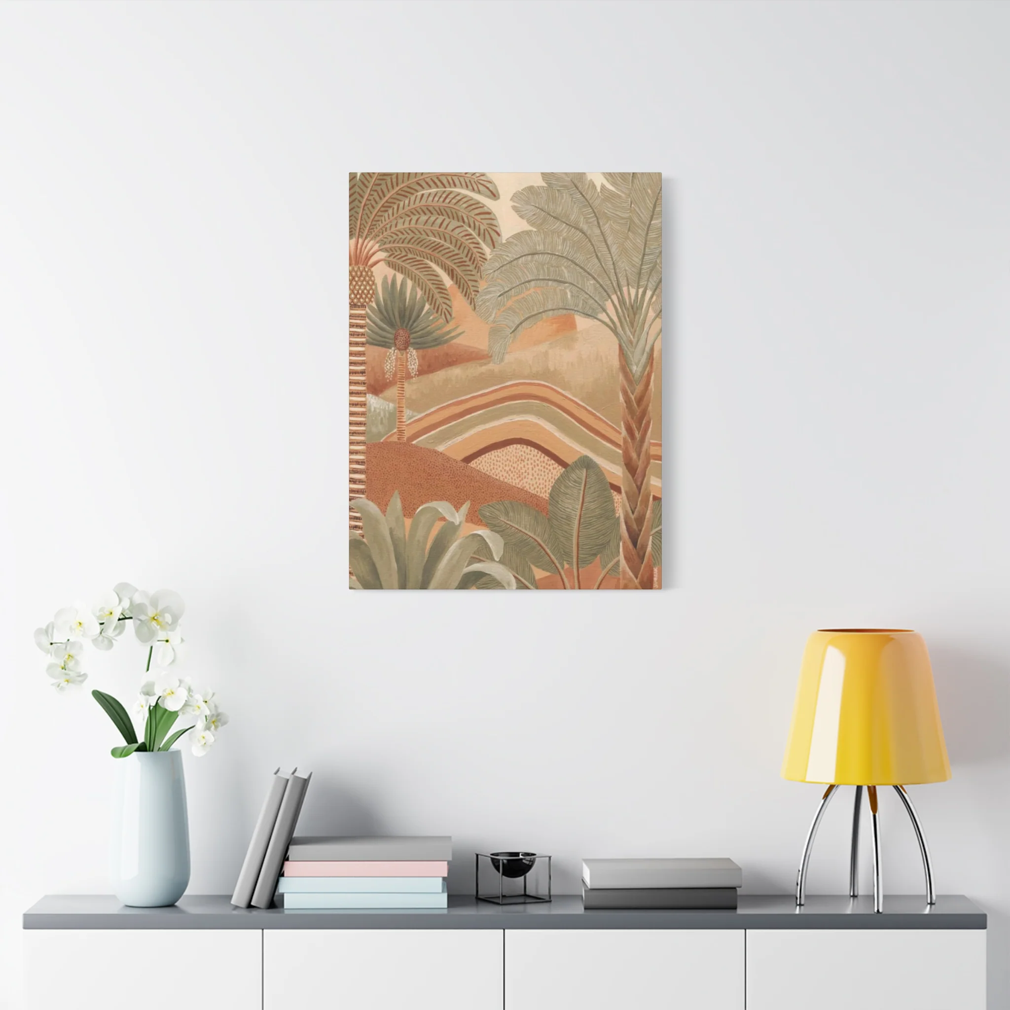 Brown & Green Palm Tree Wall Art & Canvas Prints - Image 6