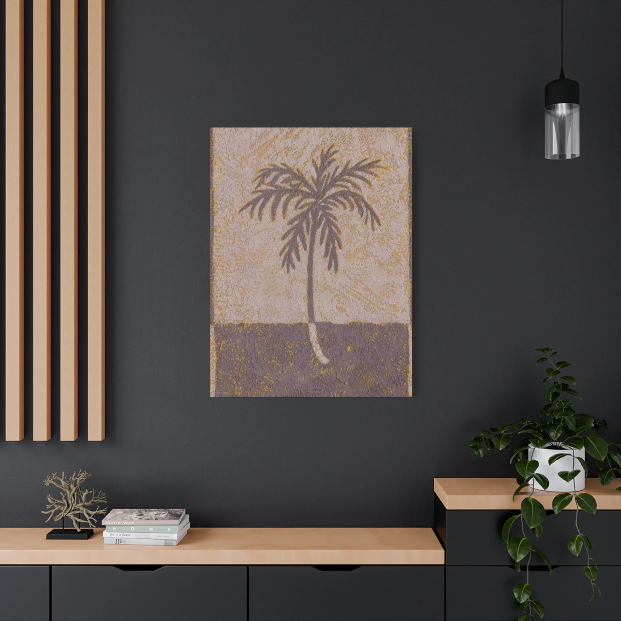 Brown Image Palm Tree Wall Art & Canvas Prints - Image 13