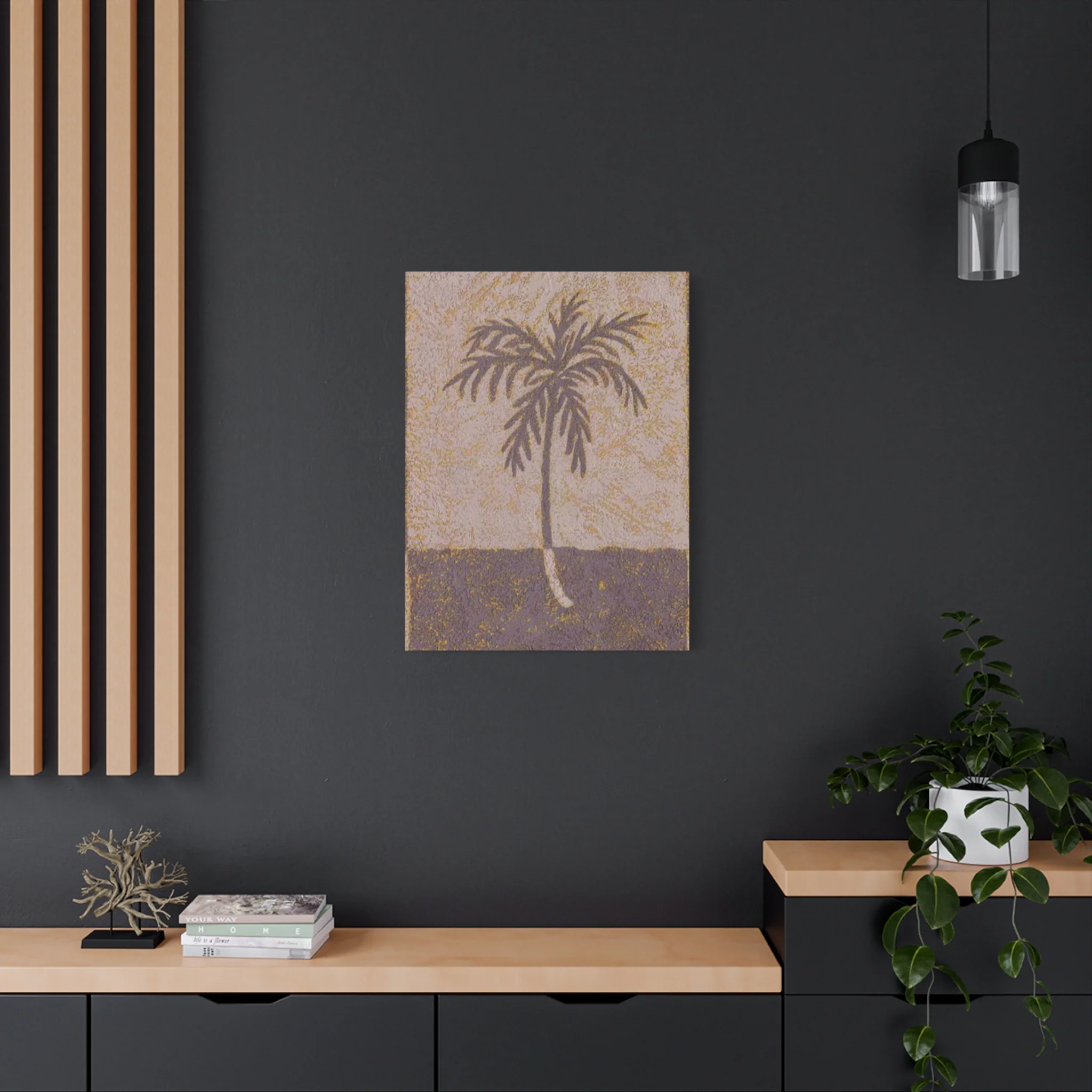Brown Image Palm Tree Wall Art & Canvas Prints - Image 7